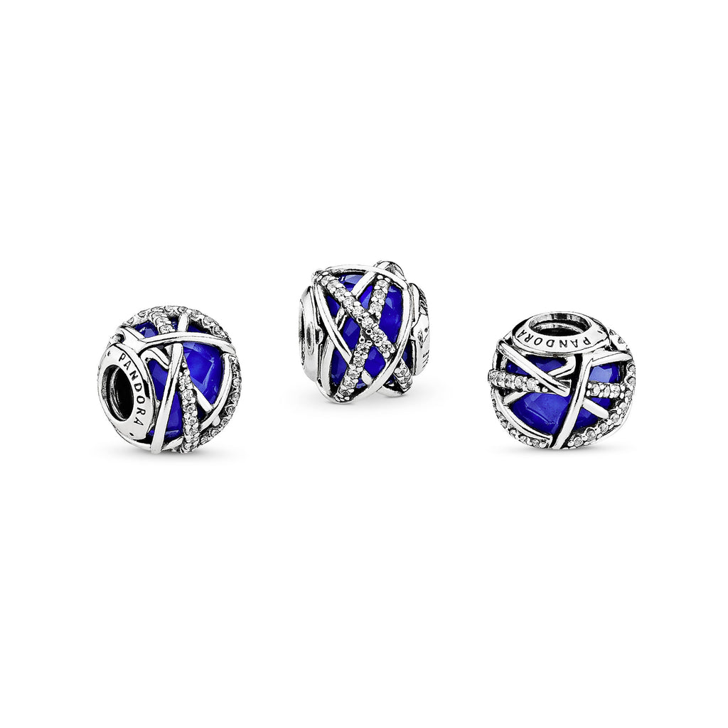 PANDORA Blue Galaxy Charm Cubic Zirconia Symbols And Colours Charms Bracelet Charm Jewelry Gift
