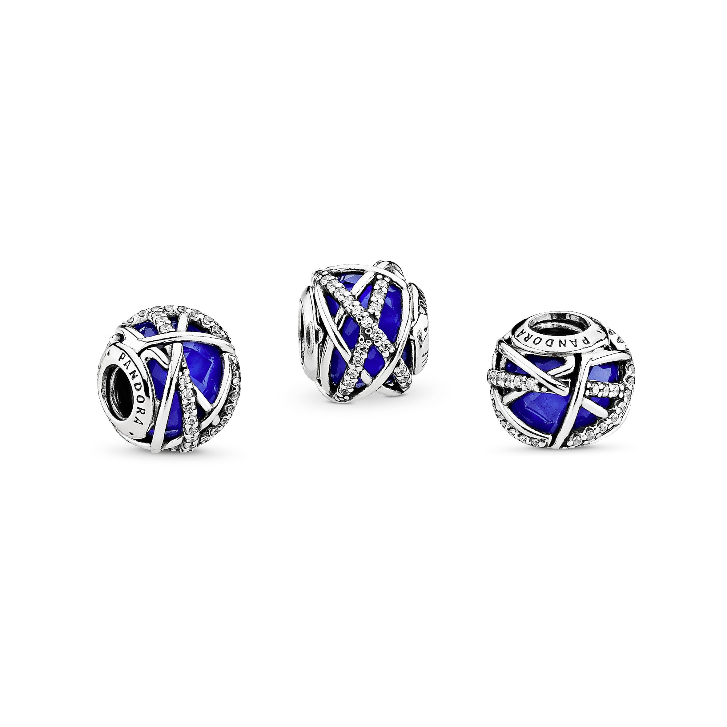 PANDORA Blue Galaxy Charm Cubic Zirconia Symbols And Colours Charms Bracelet Charm Jewelry Gift