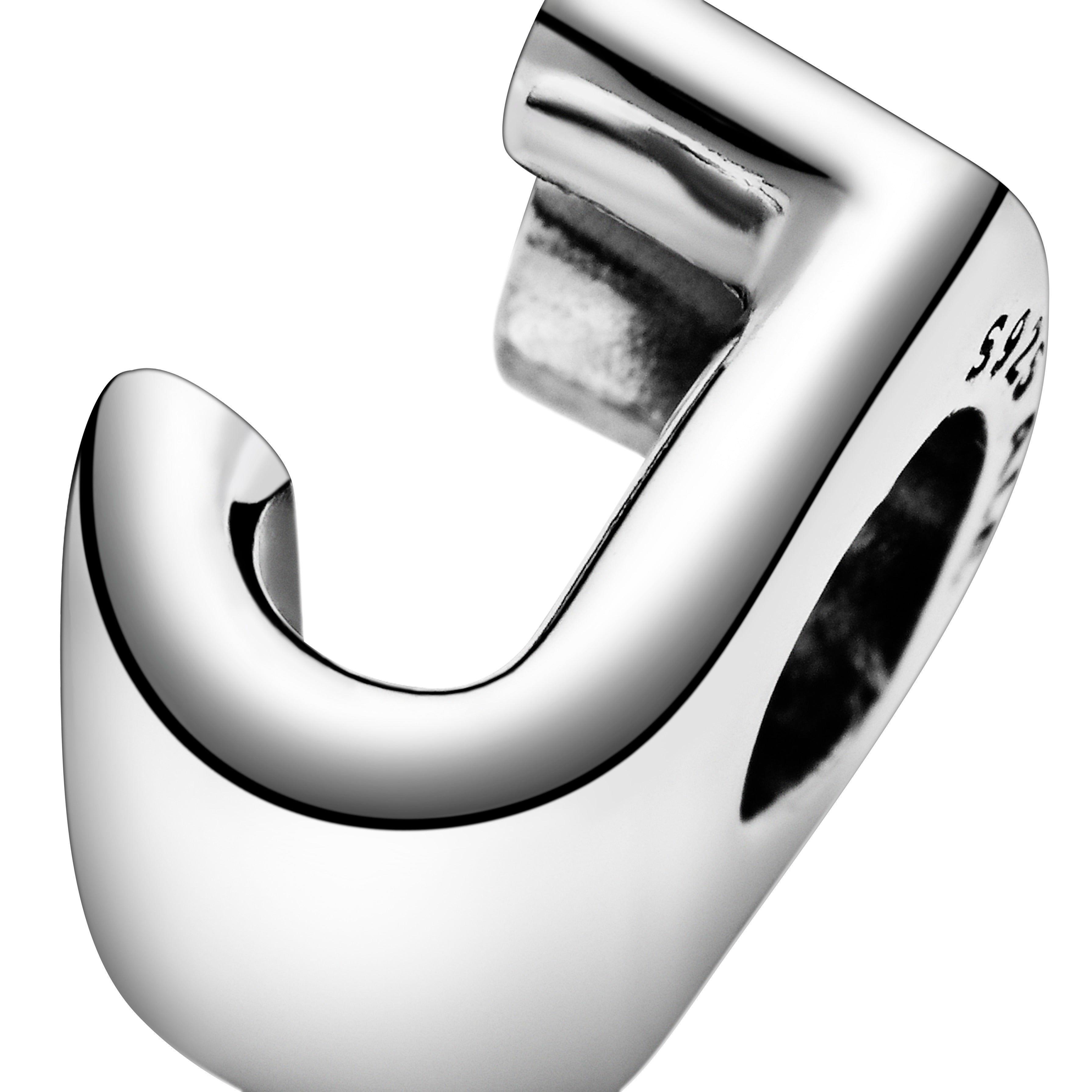 PANDORA Letter J Alphabet Charm Sterling Silver Charms Bracelet Charm Jewelry Gift