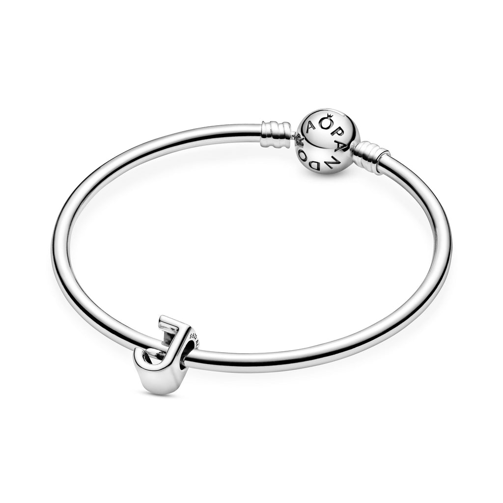 PANDORA Letter J Alphabet Charm Sterling Silver Charms Bracelet Charm Jewelry Gift