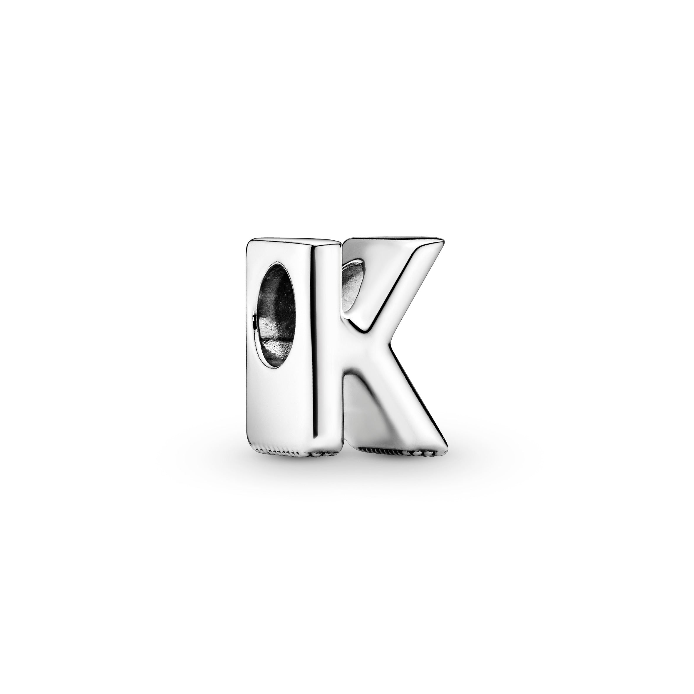 PANDORA Letter K Alphabet Charm Sterling Silver Charms Bracelet Charm Jewelry Gift