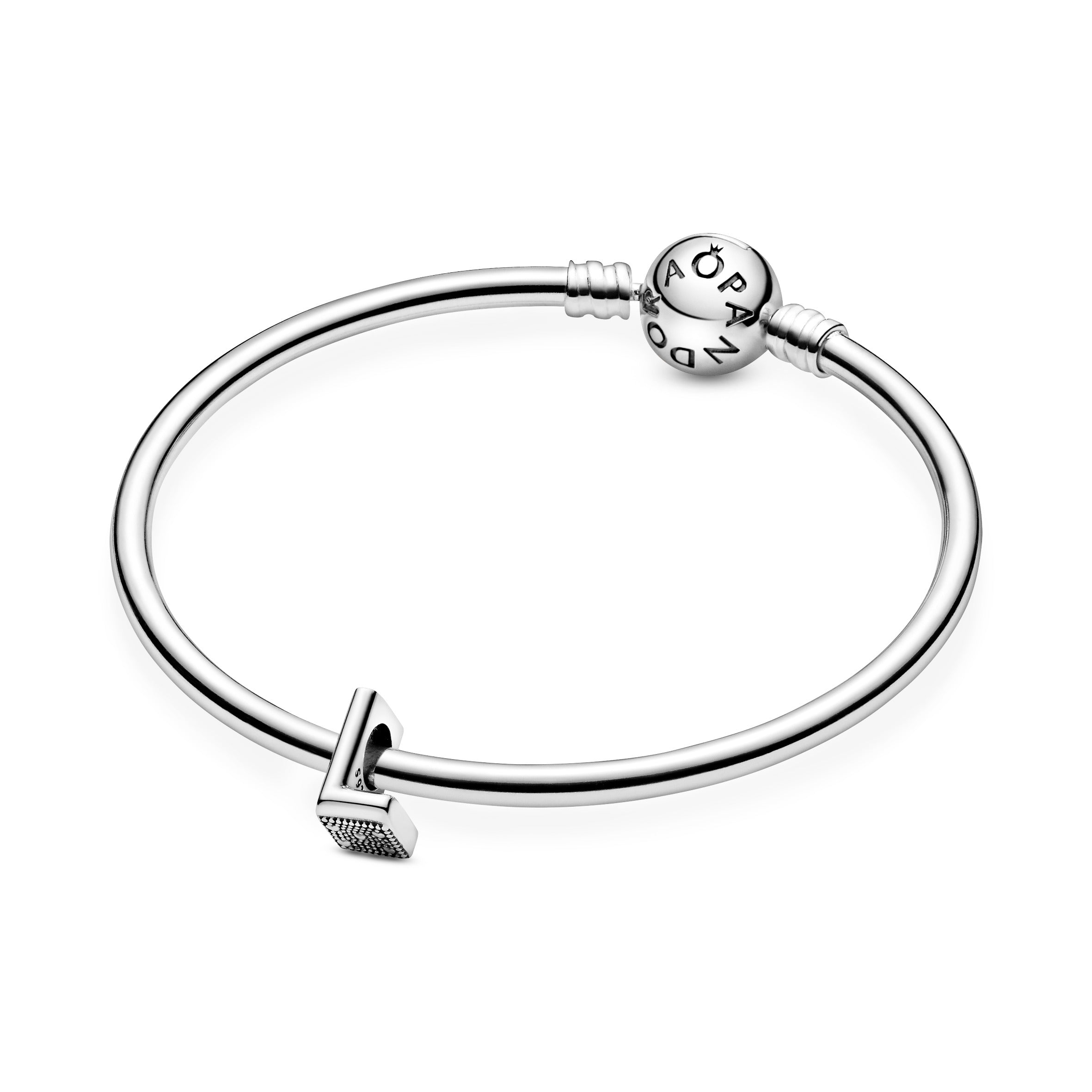 PANDORA Letter L Alphabet Charm Sterling Silver Charms Bracelet Charm Jewelry Gift