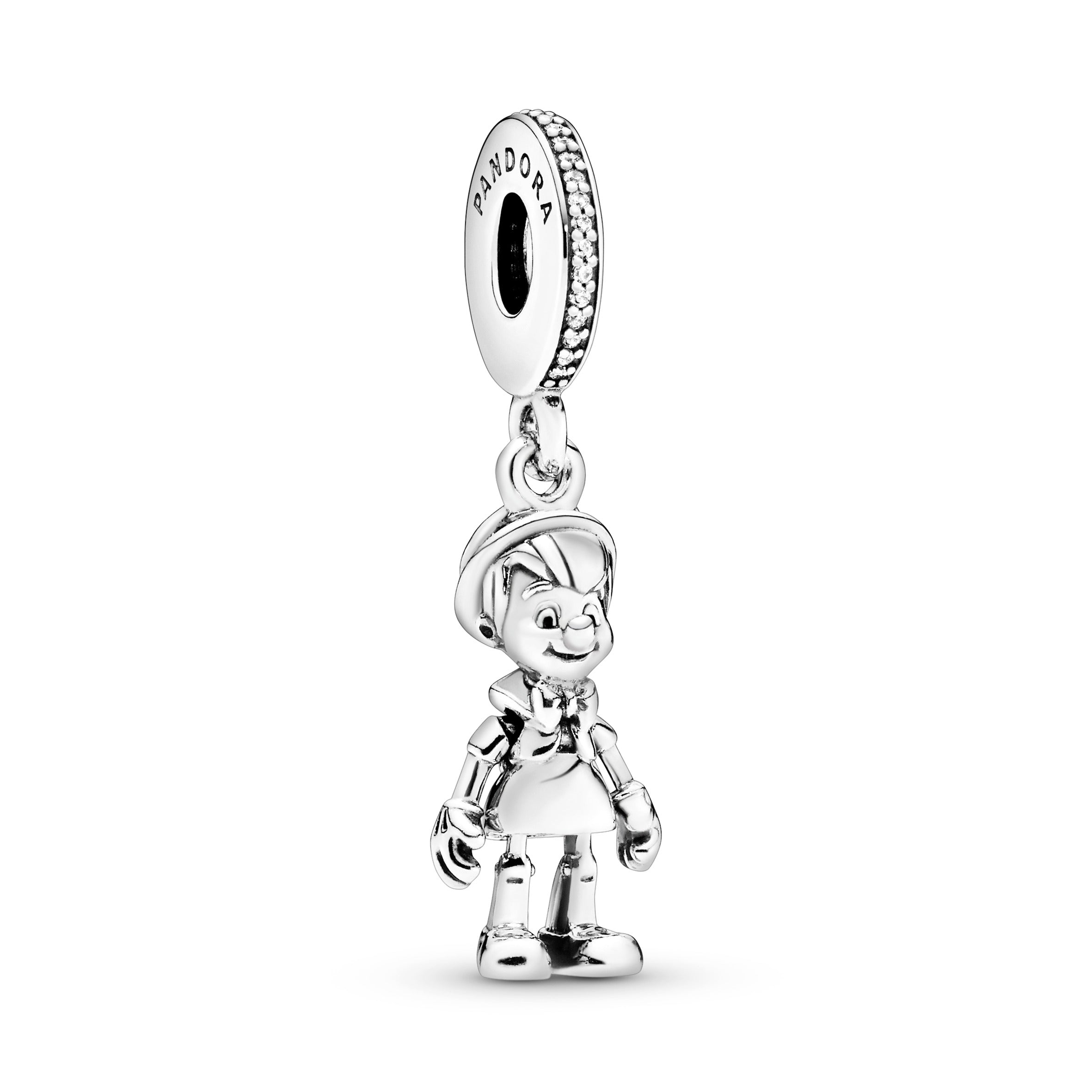 PANDORA Disney Pinocchio Dangle Charm Sterling Silver Disney X PANDORA Charms Bracelet Charm Jewelry Gift