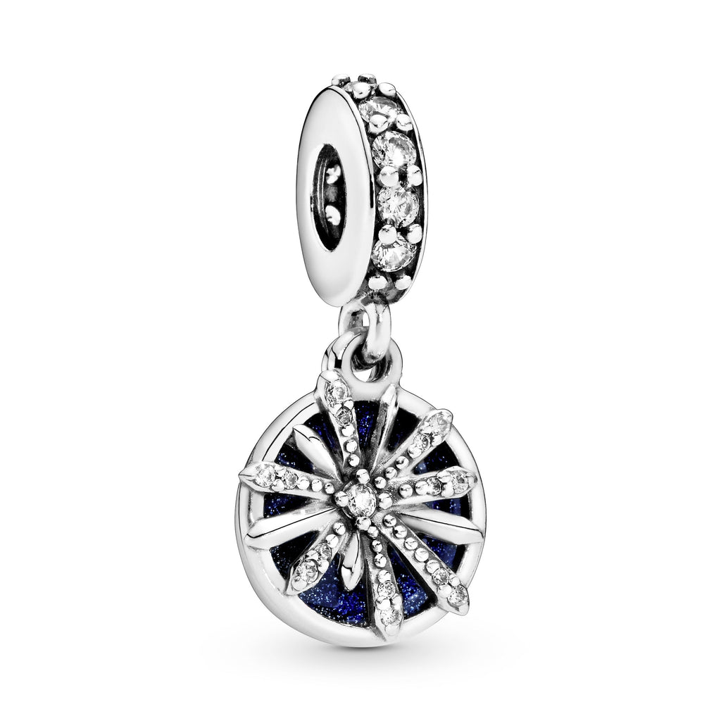 PANDORA Dazzling Wishes Fireworks Dangle Charm Cubic Zirconia Charms Bracelet Charm Jewelry Gift