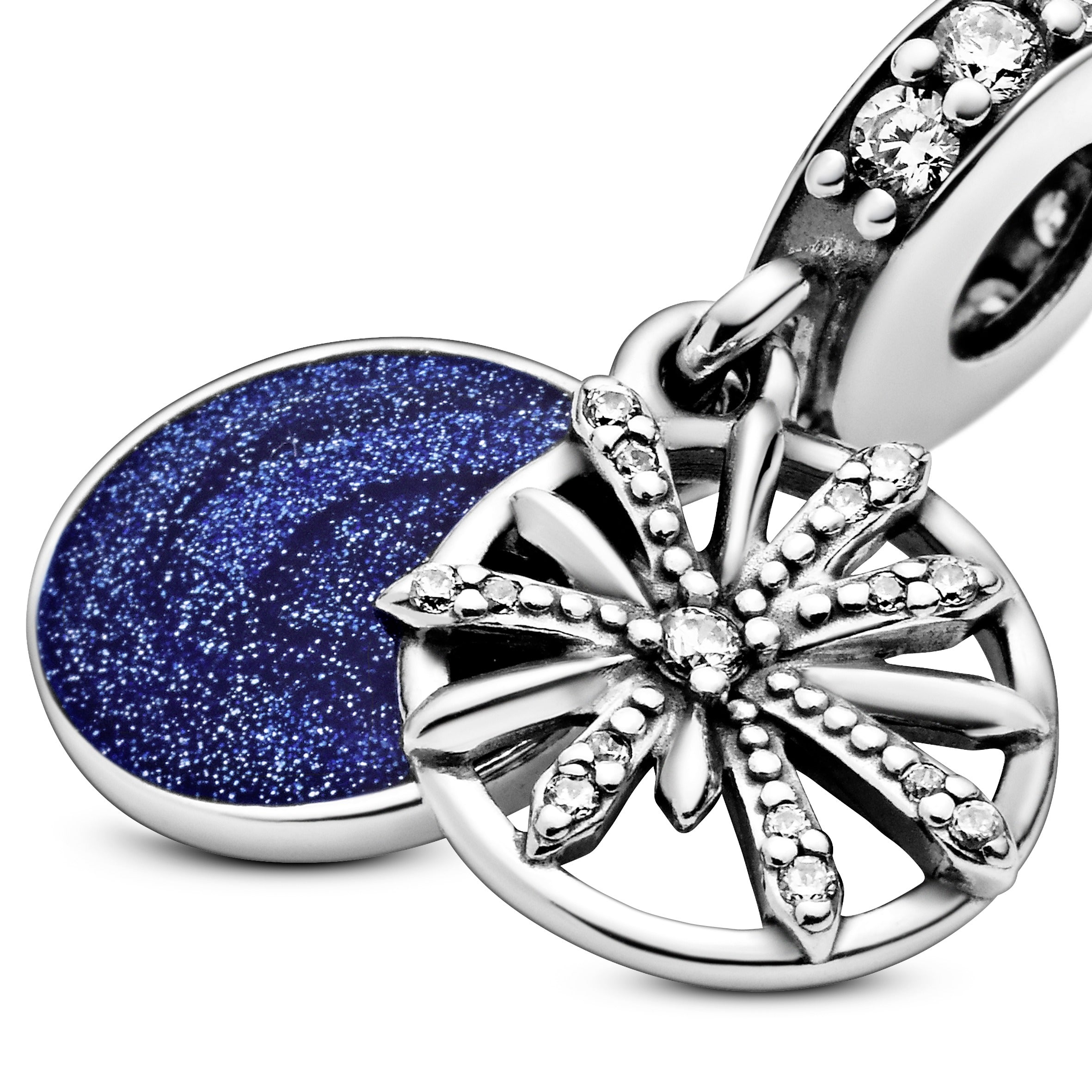 PANDORA Dazzling Wishes Fireworks Dangle Charm Cubic Zirconia Charms Bracelet Charm Jewelry Gift