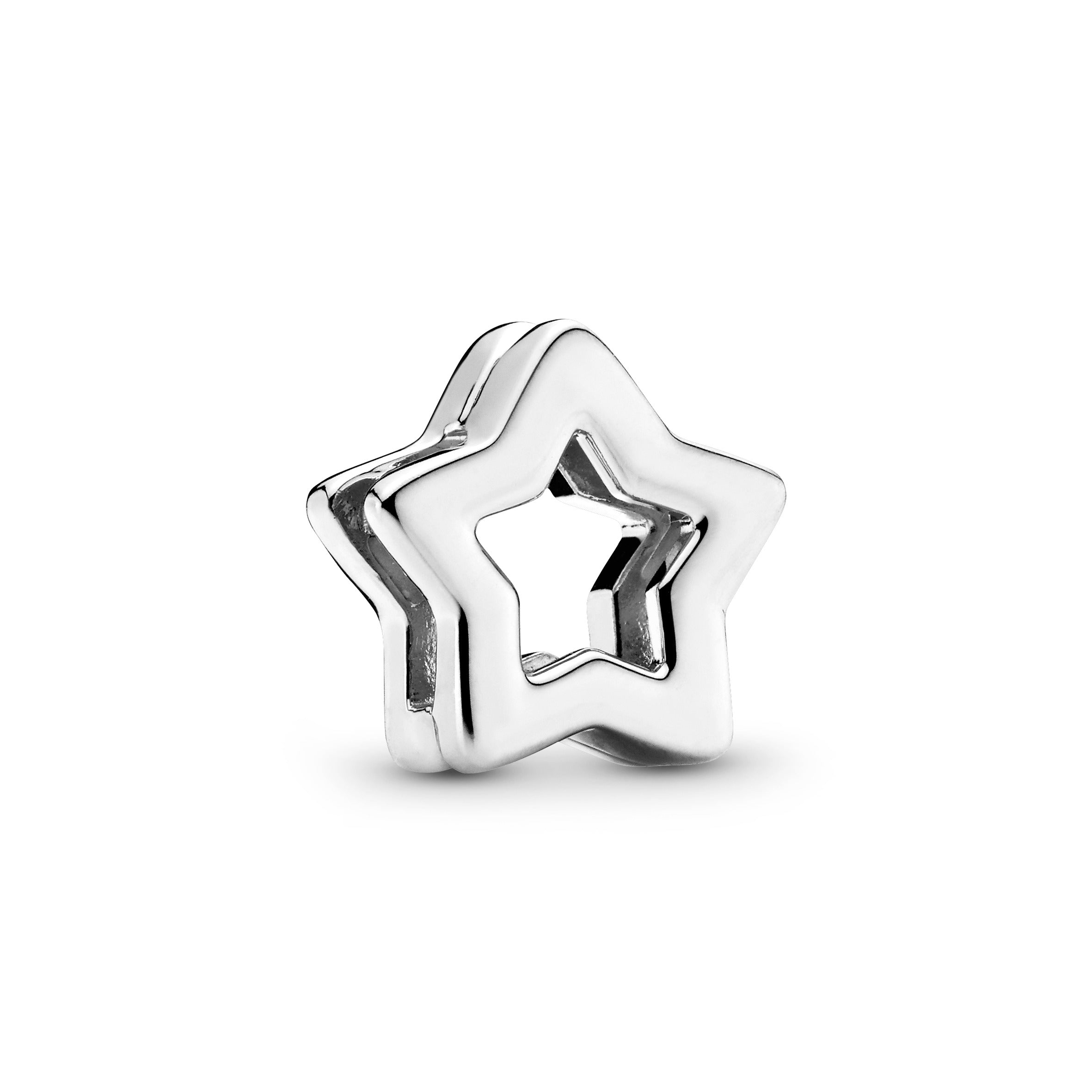 PANDORA Reflexions Star Clip Charm Sterling Silver Nature Charms Bracelet Charm Jewelry Gift
