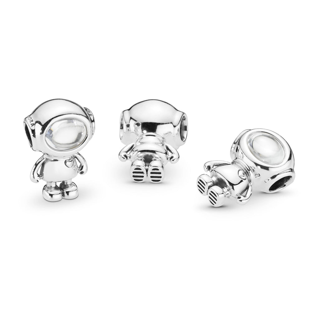 PANDORA Cosmo Tommy Charm Cubic Zirconia Silver Charms Bracelet Charm Jewelry Gift