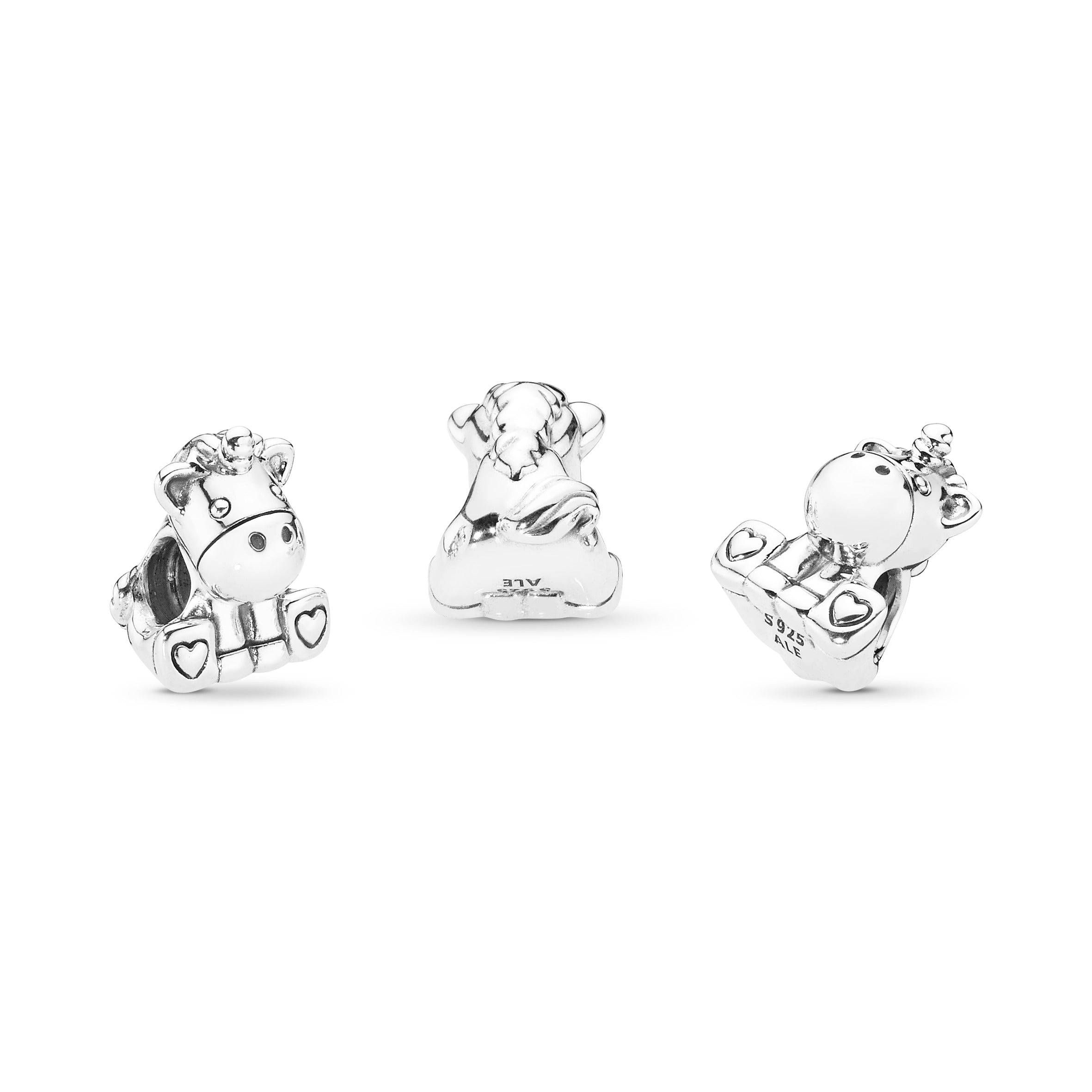 PANDORA Bruno The Unicorn Charm Sterling Silver PANDORA Friends Charms Bracelet Charm Jewelry Gift