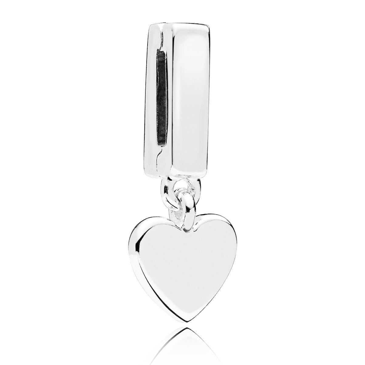 PANDORA Reflexions Heart Dangle Clip Charm Sterling Silver Charms Bracelet Charm Jewelry Gift