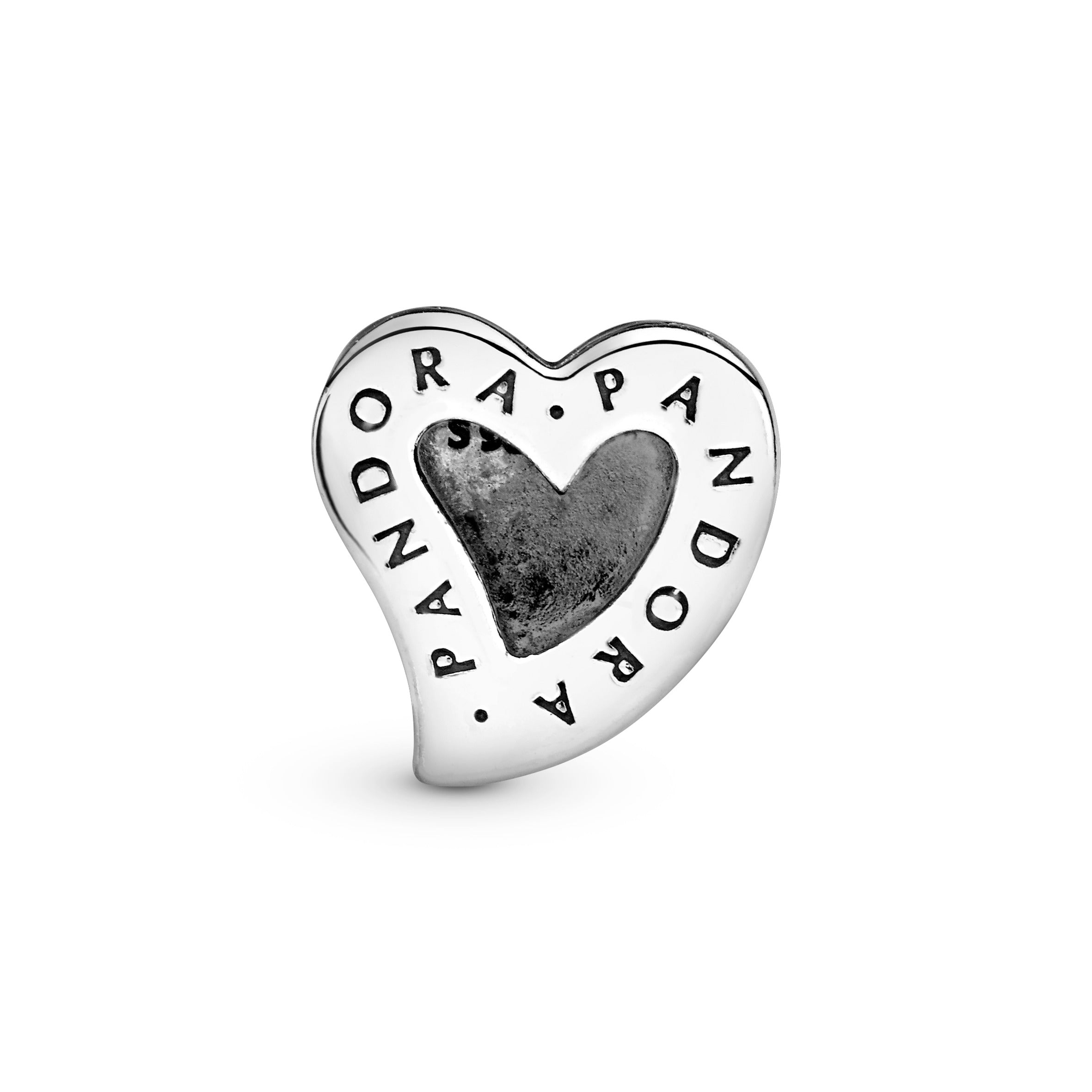 PANDORA Asymmetrical Heart Clip Charm Enamel Charms Bracelet Charm Jewelry Gift