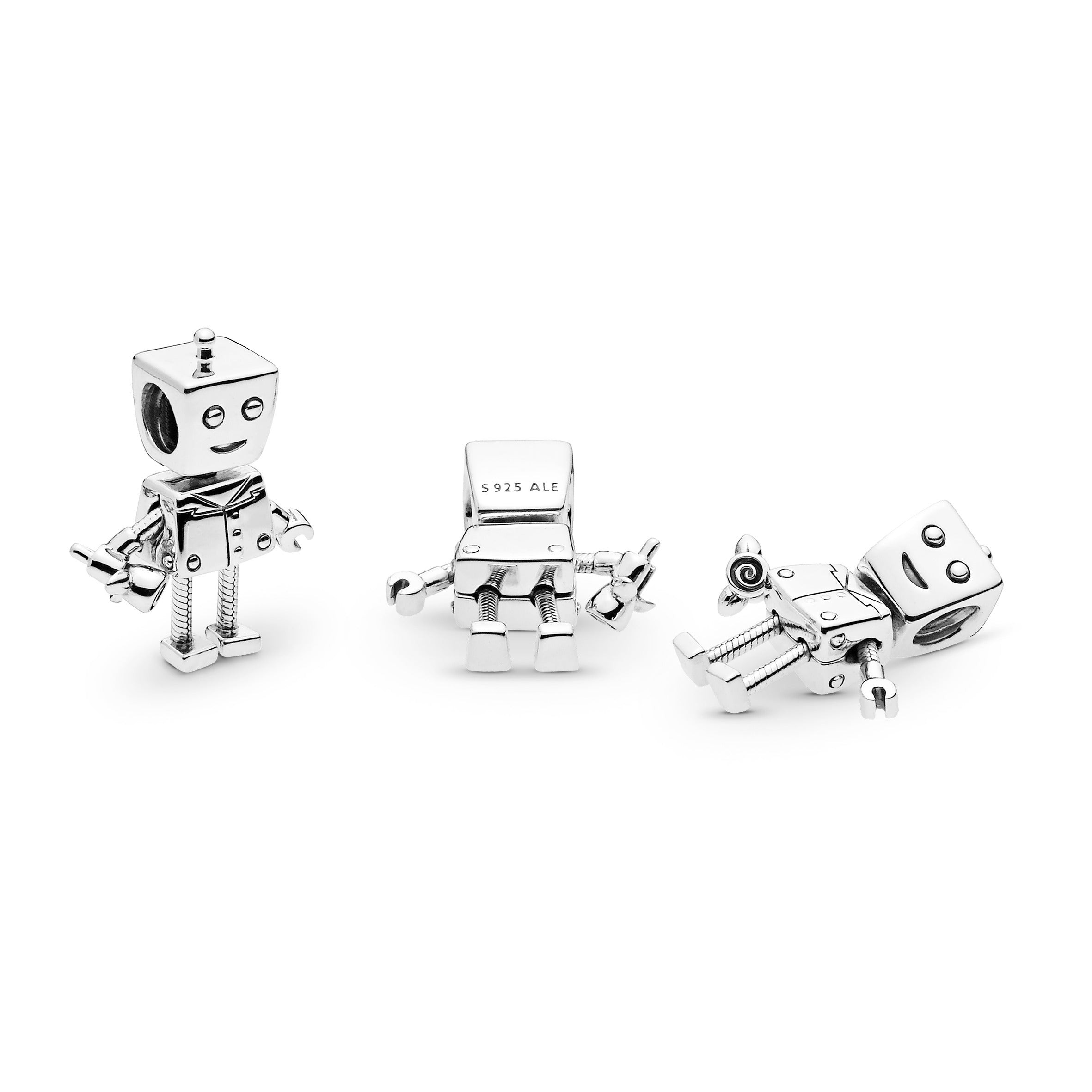 PANDORA Rob Bot Charm Sterling Silver PANDORA Friends Charms Bracelet Charm Jewelry Gift