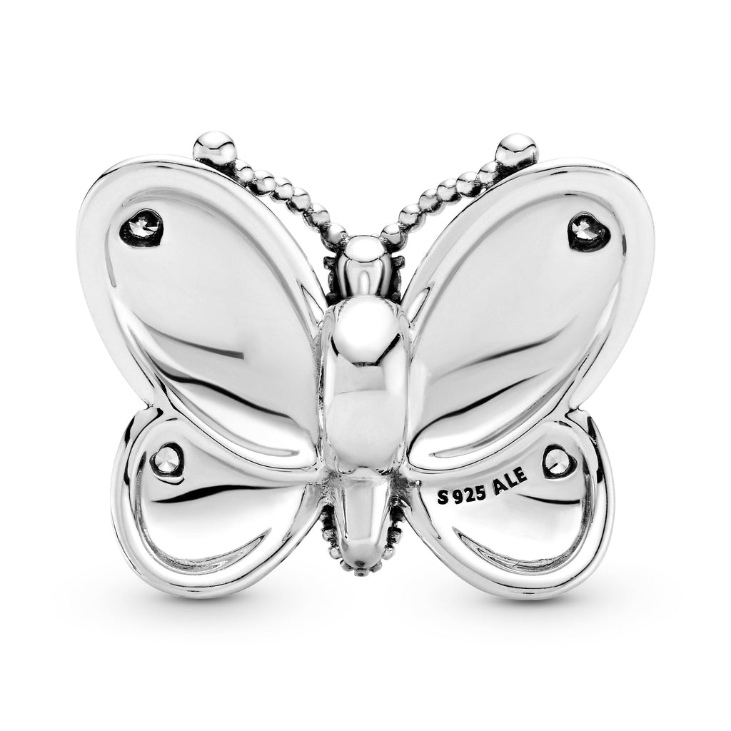 PANDORA Oversized Butterfly Clip Charm Cubic Zirconia Charms Bracelet Charm Jewelry Gift