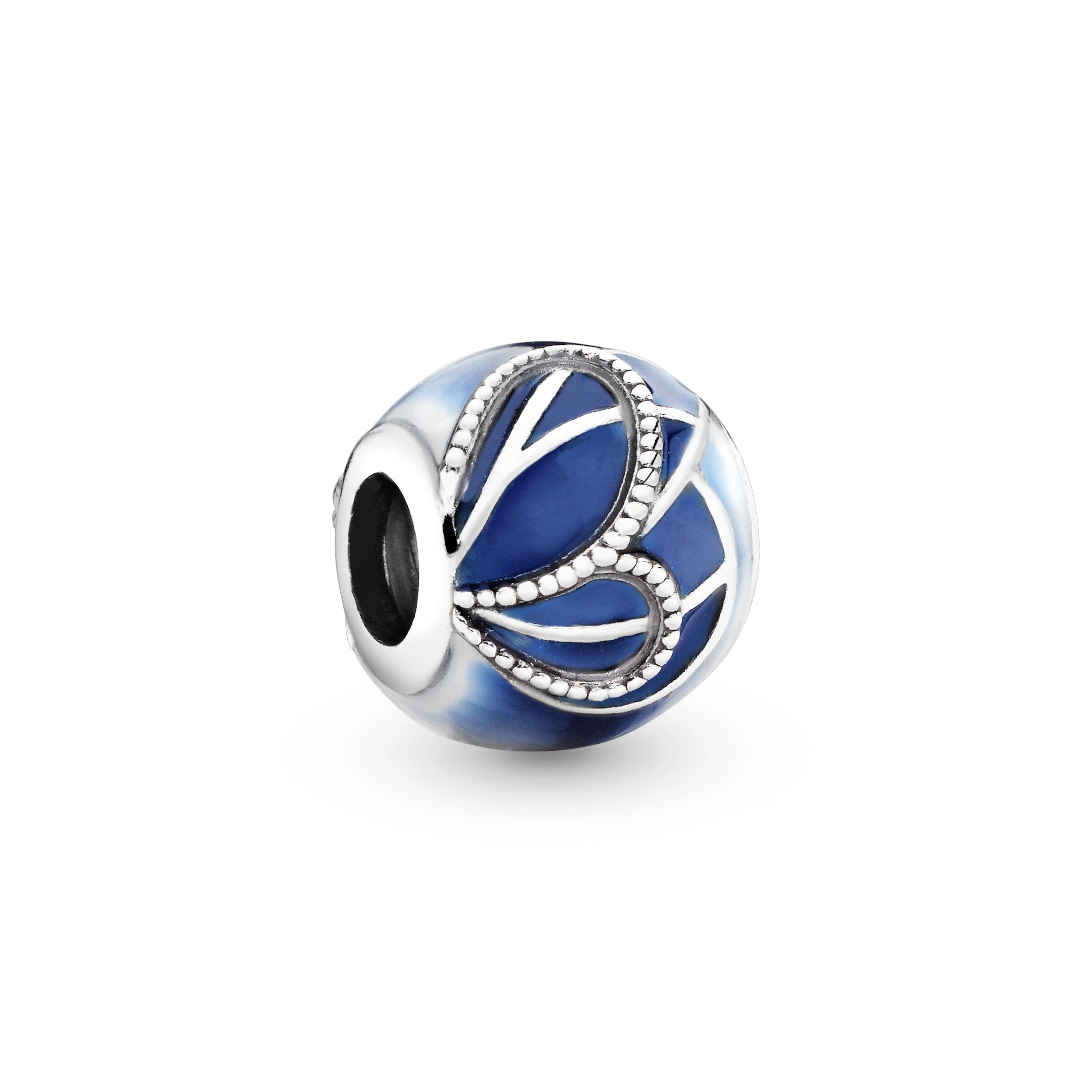 PANDORA Blue Butterfly Wing Charm Enamel Animals Charms Bracelet Charm Jewelry Gift
