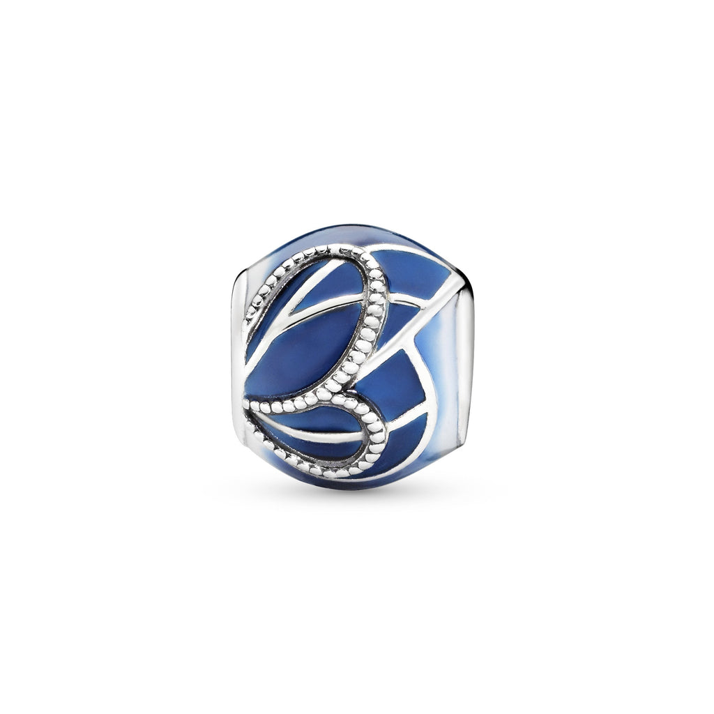 PANDORA Blue Butterfly Wing Charm Enamel Animals Charms Bracelet Charm Jewelry Gift
