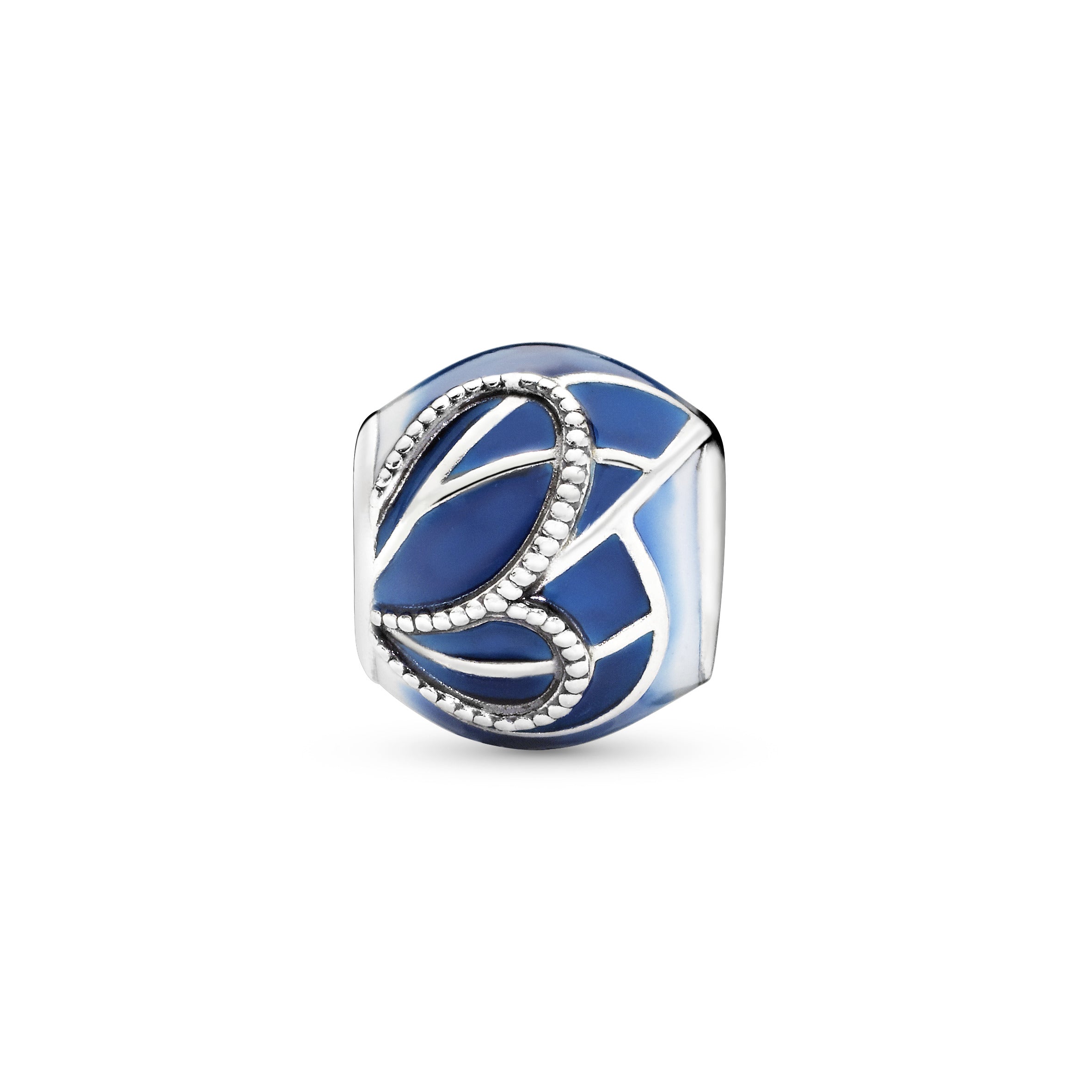 PANDORA Blue Butterfly Wing Charm Enamel Animals Charms Bracelet Charm Jewelry Gift