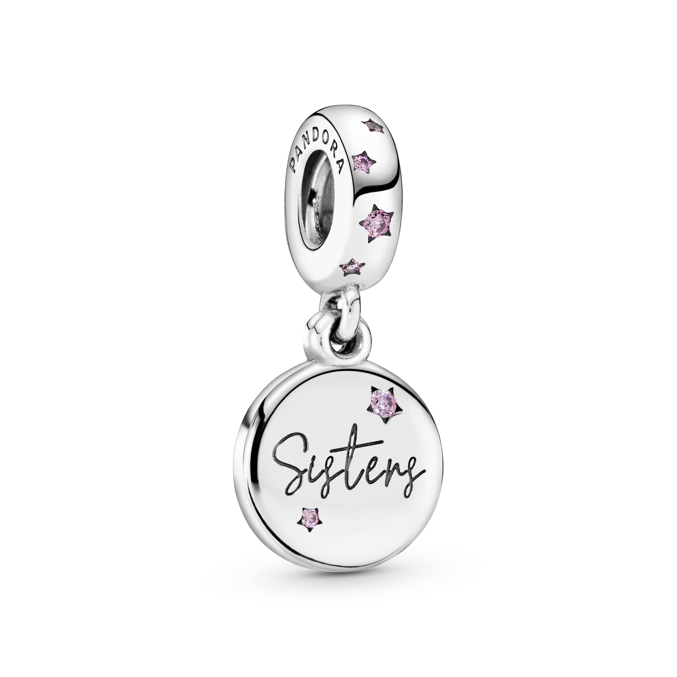 PANDORA Forever Sisters Dangle Charm Sterling Silver Charms Bracelet Charm Jewelry Gift
