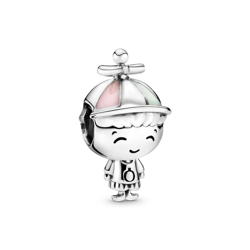 PANDORA Little Boy Charm Enamel Charms Bracelet Charm Jewelry Gift