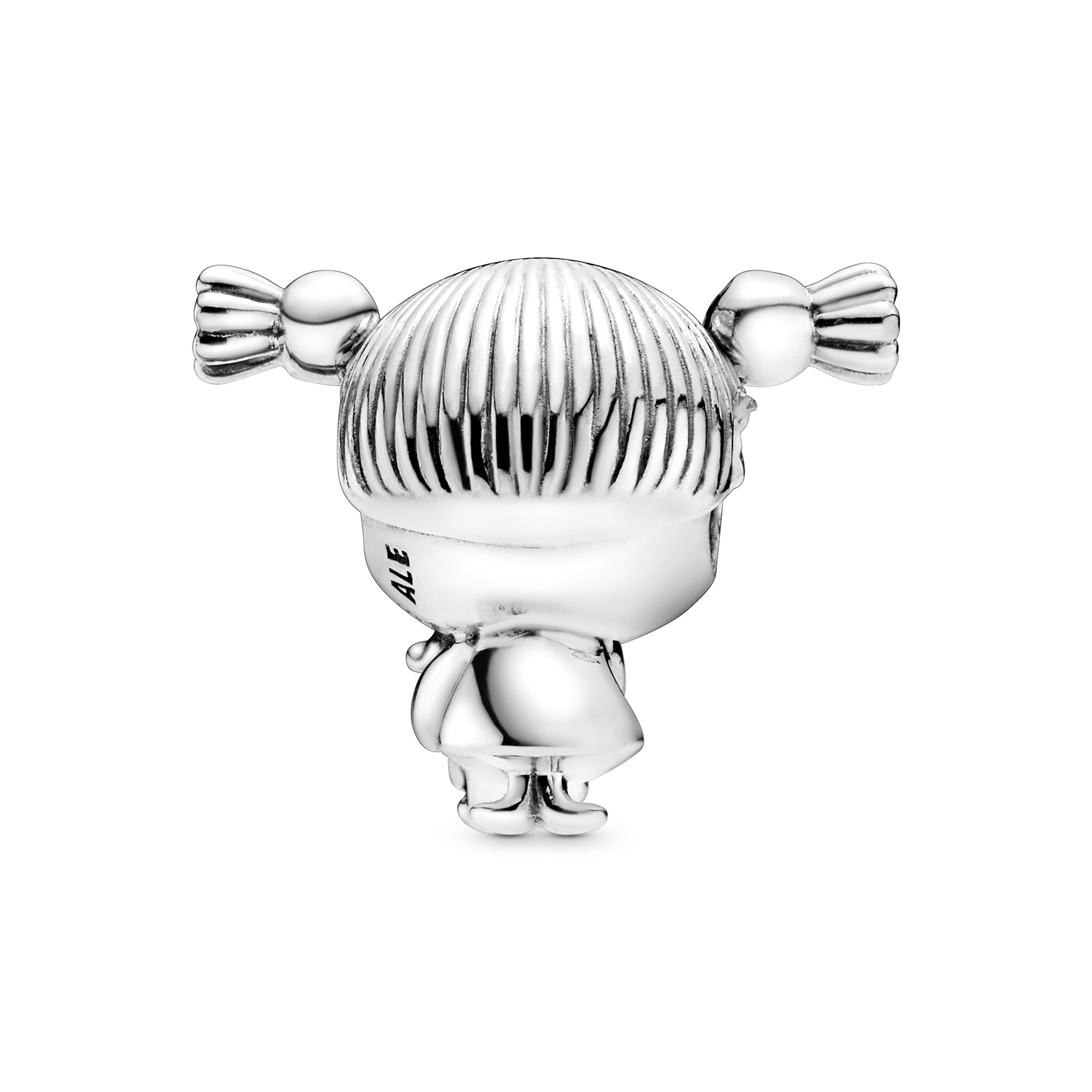 PANDORA Little Girl Charm Cubic Zirconia Silver Charms Bracelet Charm Jewelry Gift