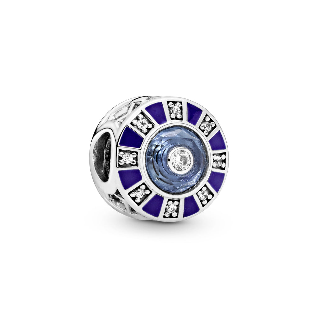 PANDORA Blue Mosaic Charm Cubic Zirconia Charms Bracelet Charm Jewelry Gift