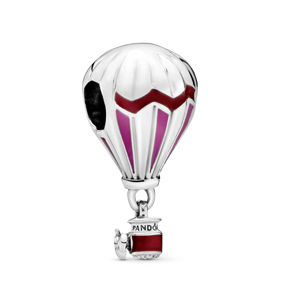 PANDORA Red Hot Air Balloon Travel Charm Enamel Charms Bracelet Charm Jewelry Gift