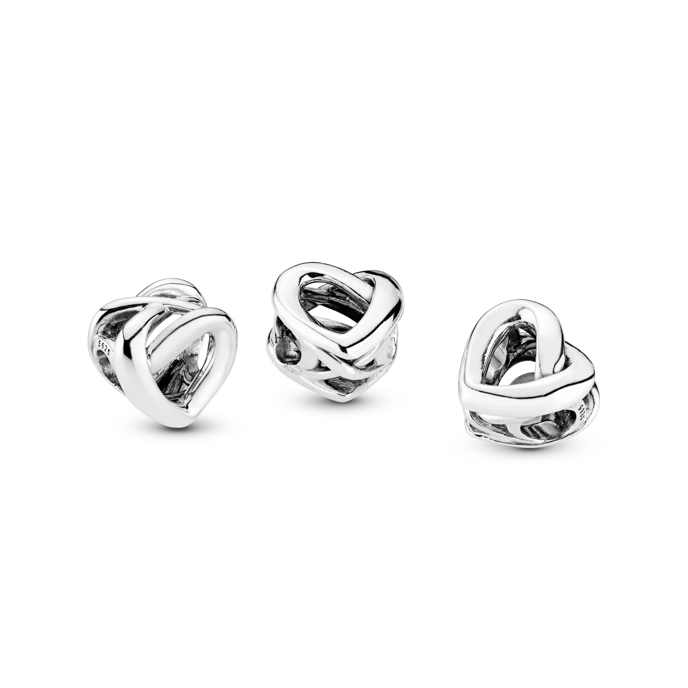PANDORA Knotted Heart Charm Charms Bracelet Charm Jewelry Gift