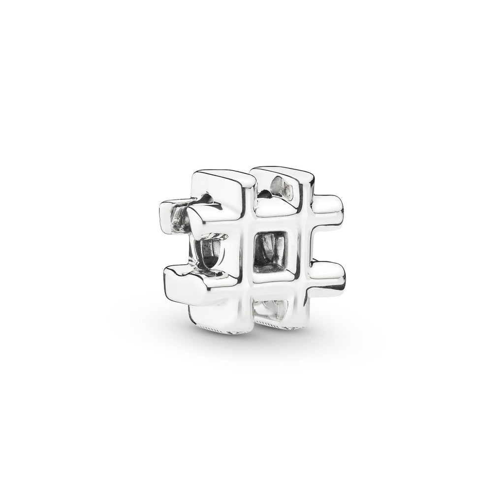 PANDORA Hashtag Symbol Charm Charms Bracelet Charm Jewelry Gift