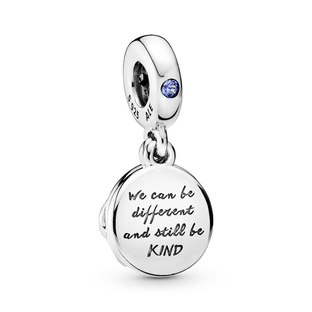 PANDORA Fox And Rabbit Dangle Charm Cubic Zirconia Blue Animals Charms Bracelet Charm Jewelry Gift