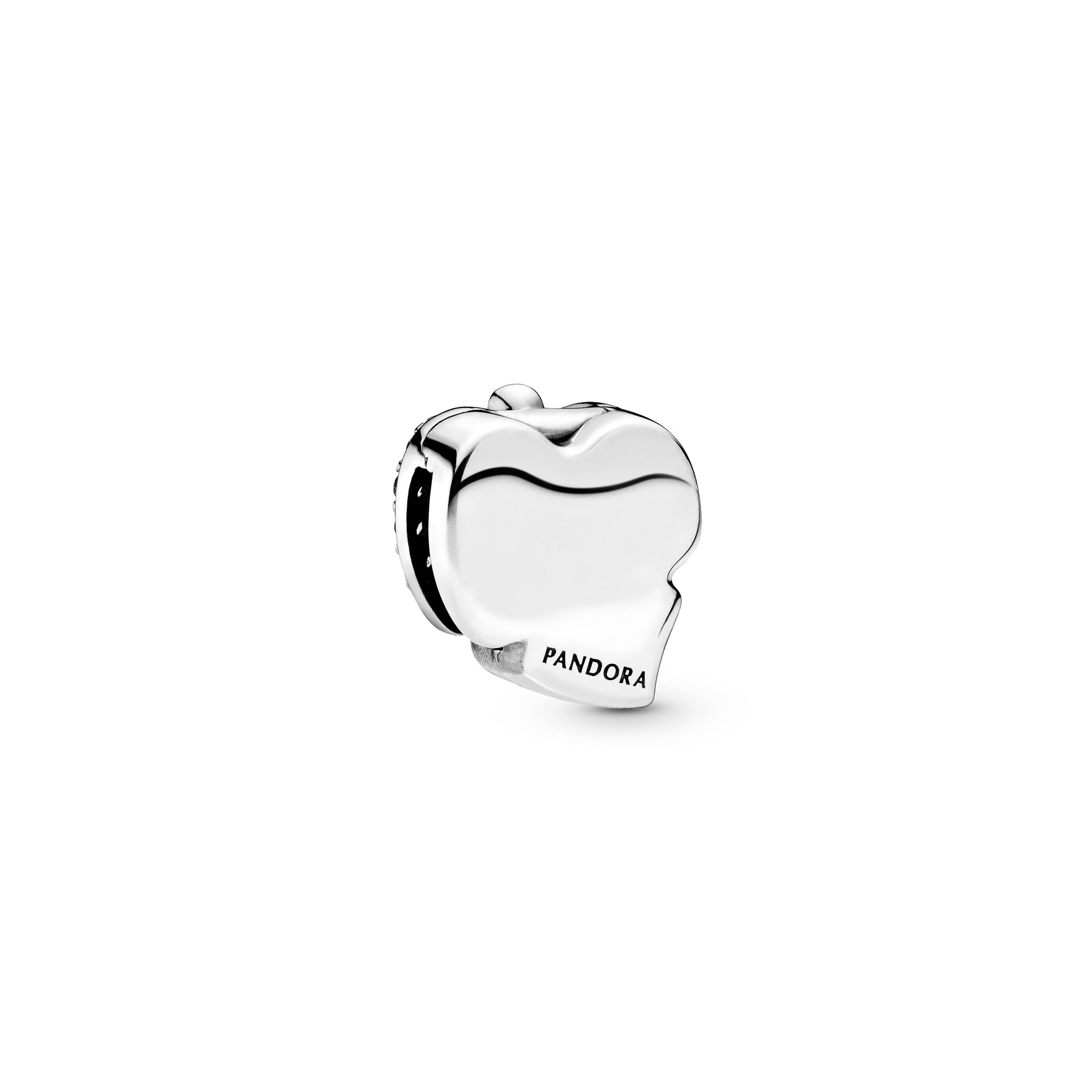 PANDORA Sparkling Leaf Cubic Zirconia Silver Nature Charms Bracelet Charm Jewelry Gift