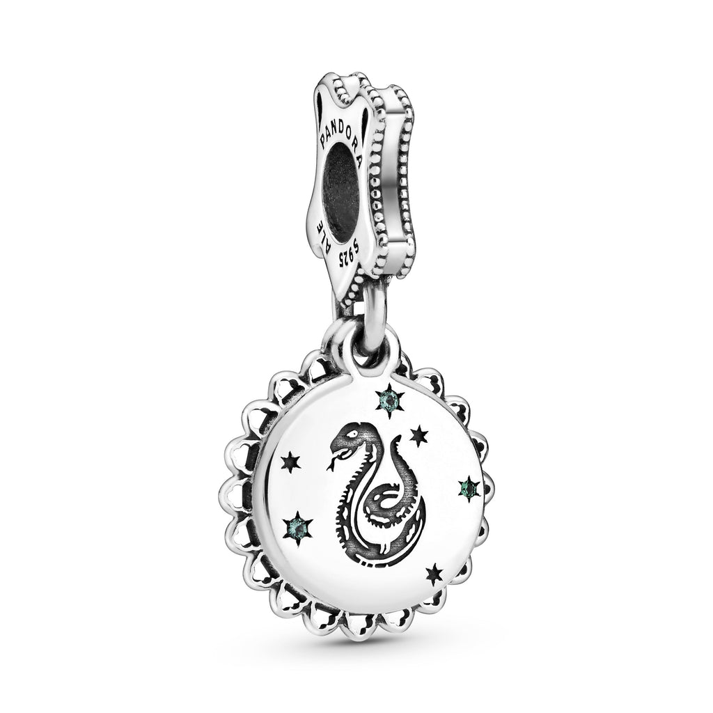 PANDORA Harry Potter Slytherin Dangle Charm Sterling Silver Charms Bracelet Charm Jewelry Gift