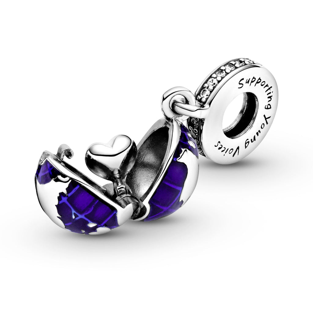 PANDORA Our Blue Planet Dangle Charm Enamel Charms Bracelet Charm Jewelry Gift