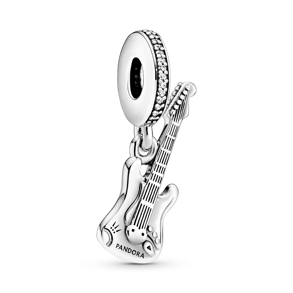 PANDORA Electric Guitar Dangle Charm Charms Bracelet Charm Jewelry Gift