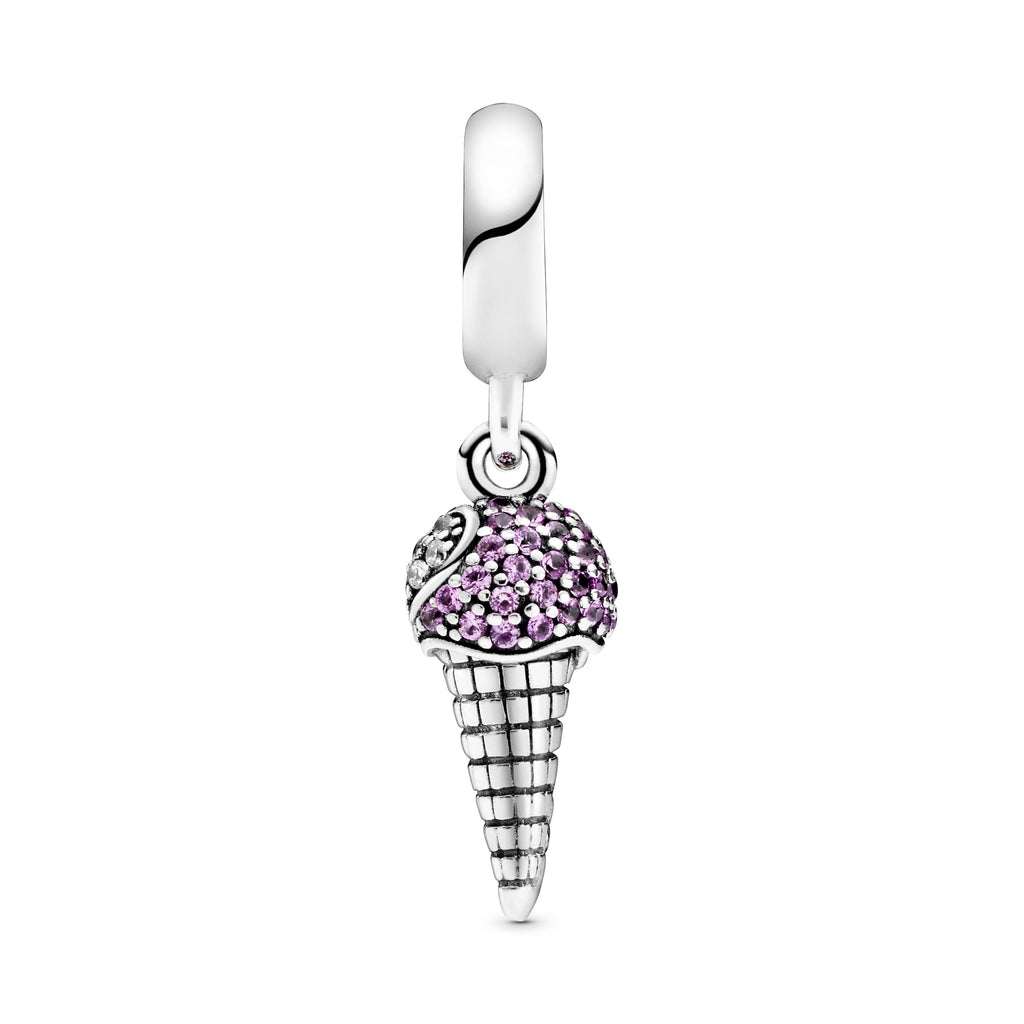PANDORA Pavé Ice Cream Cone Dangle Charm Charms Bracelet Charm Jewelry Gift