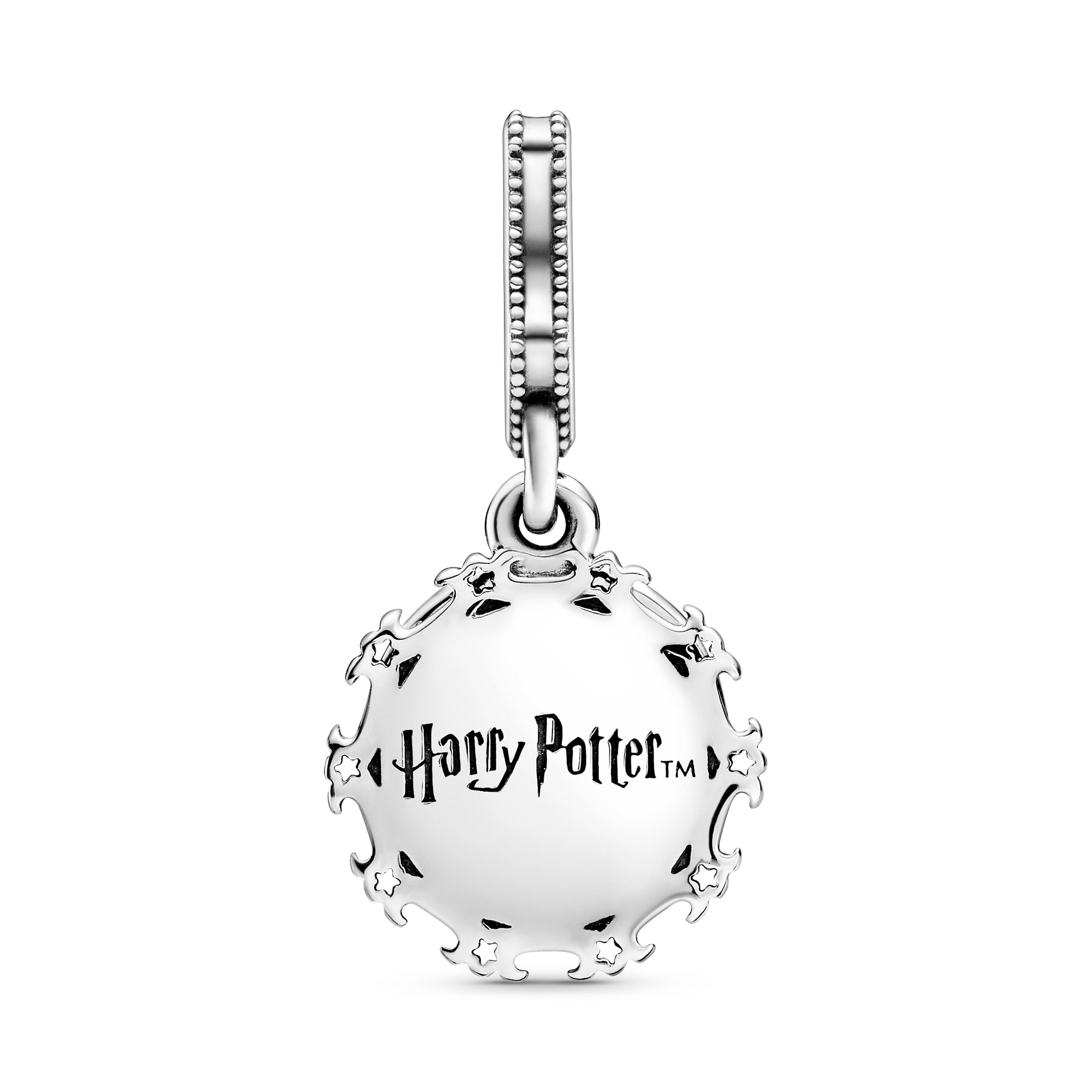 PANDORA Harry Potter Hufflepuff Dangle Charm Cubic Zirconia Silver Charms Bracelet Charm Jewelry Gift