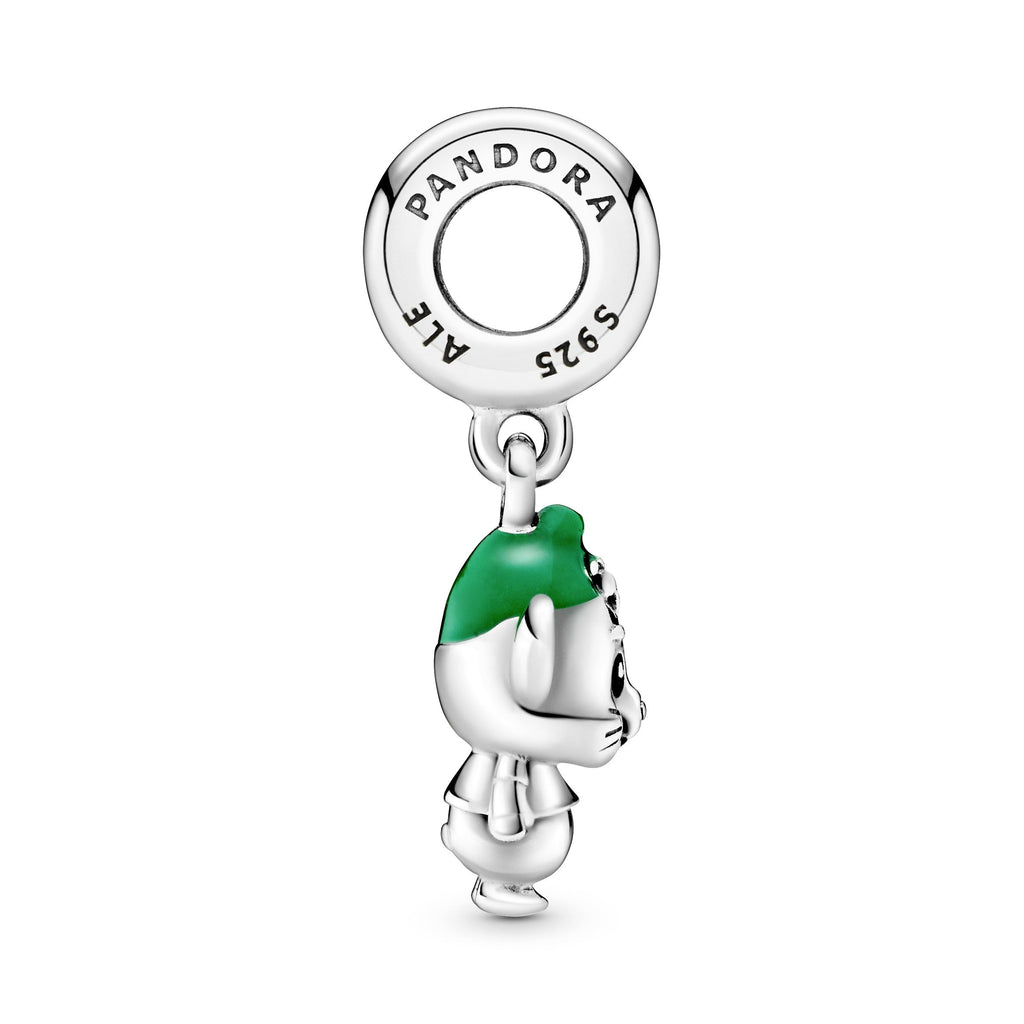 PANDORA Disney Cinderella Gus Mouse Dangle Charm Enamel Green Disney X PANDORA Charms Bracelet Charm Jewelry Gift