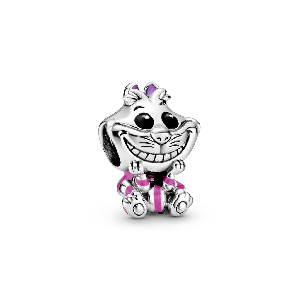 PANDORA Disney Alice In Wonderland Cheshire Cat Charm Enamel Charms Bracelet Charm Jewelry Gift