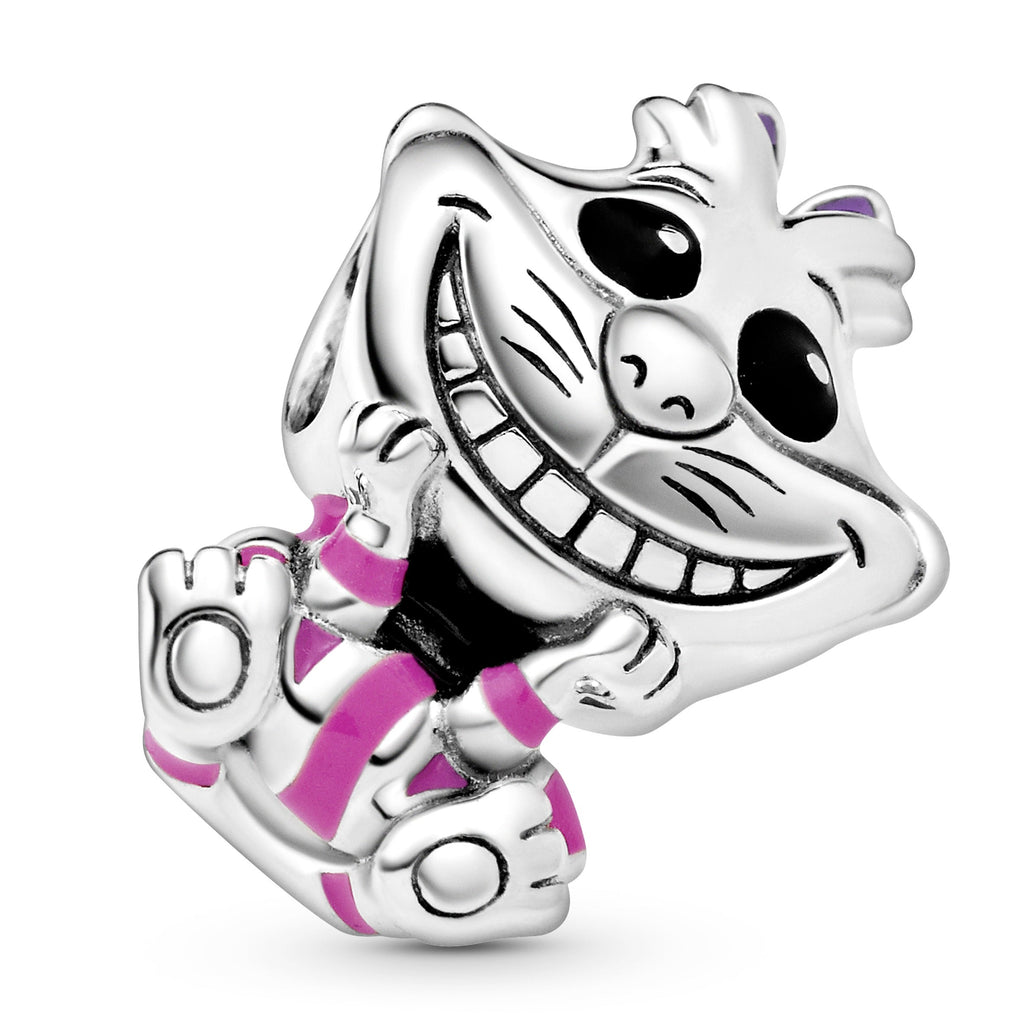 PANDORA Disney Alice In Wonderland Cheshire Cat Charm Enamel Charms Bracelet Charm Jewelry Gift