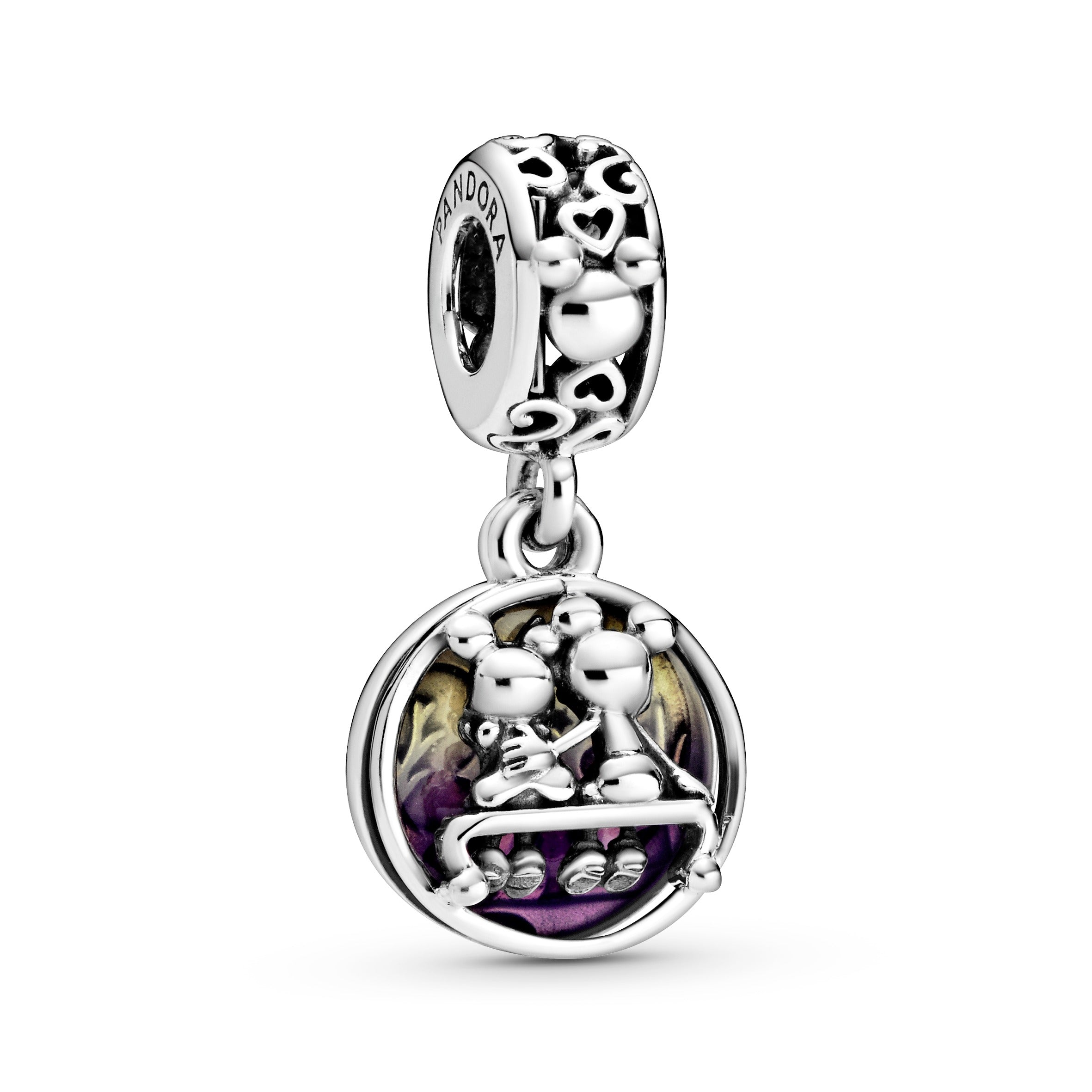 PANDORA Disney Mickey Mouse And Minnie Mouse Happily Ever After Dangle Charm Enamel Charms Bracelet Charm Jewelry Gift