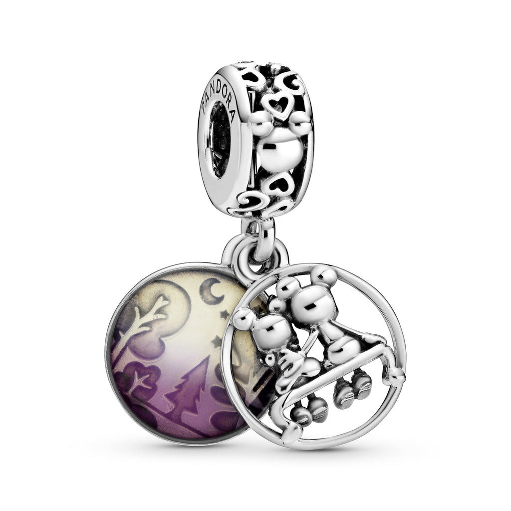 PANDORA Disney Mickey Mouse And Minnie Mouse Happily Ever After Dangle Charm Enamel Charms Bracelet Charm Jewelry Gift