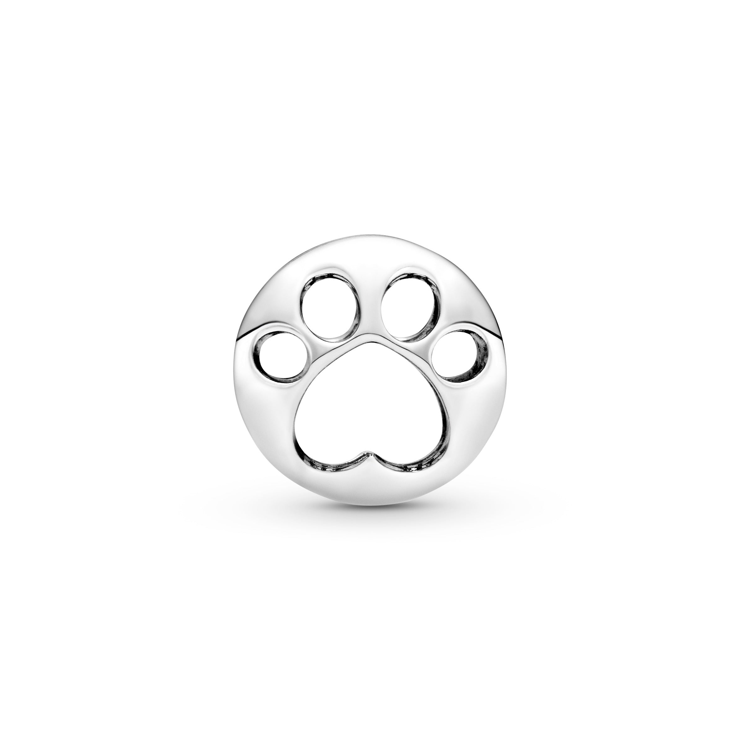PANDORA Openwork Paw Print Charm Charms Bracelet Charm Jewelry Gift