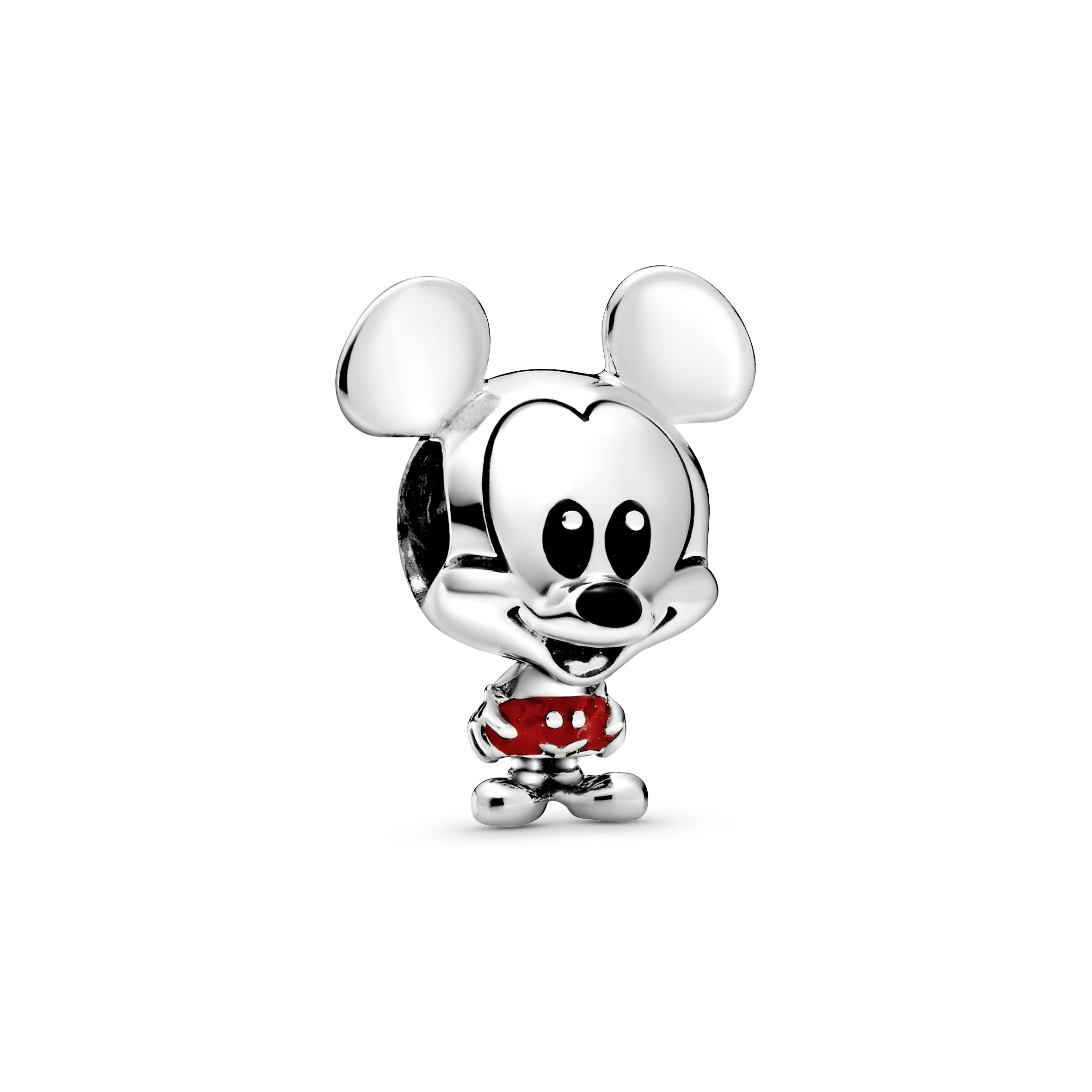 PANDORA Disney Mickey Mouse Red Trousers Charm Enamel Charms Bracelet Charm Jewelry Gift