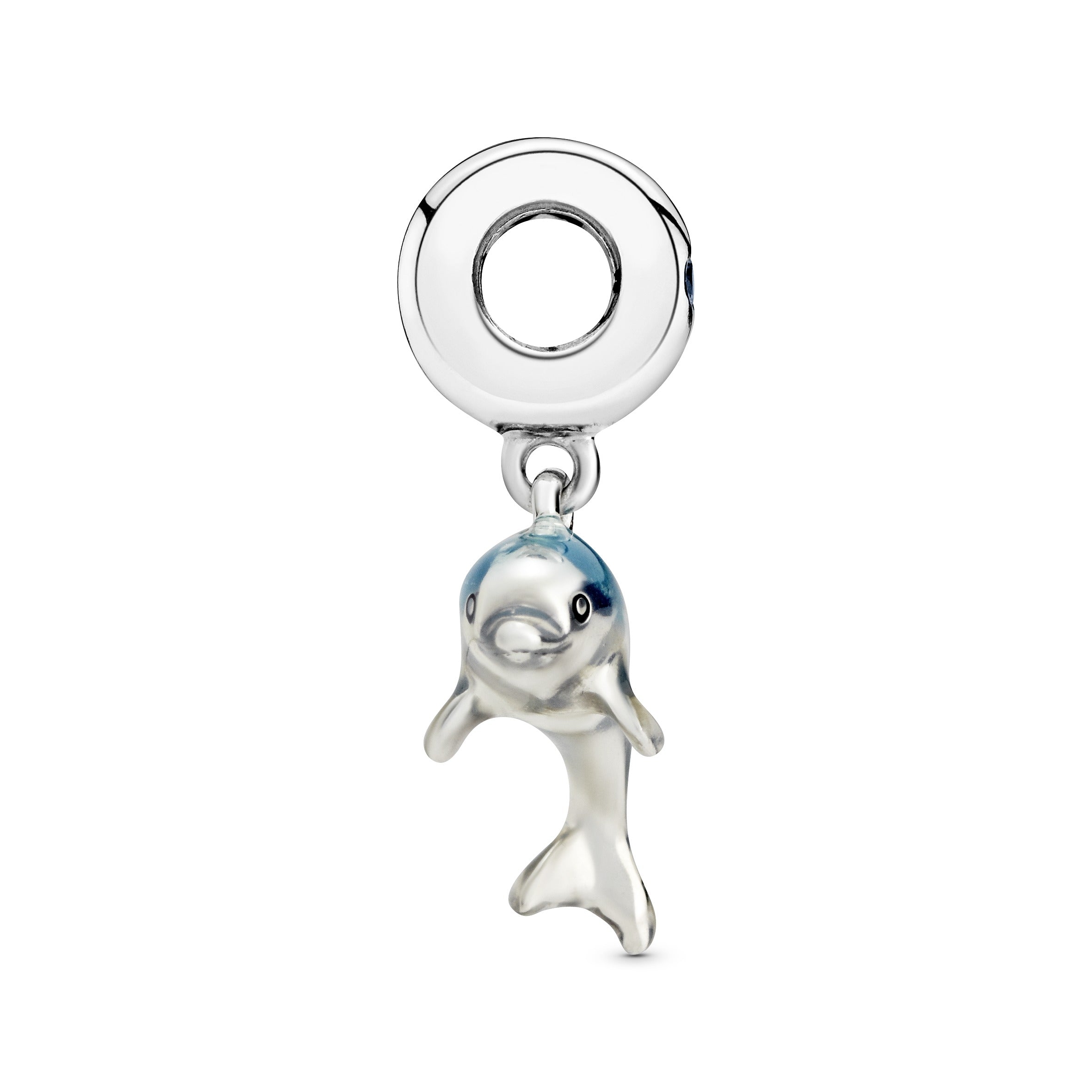 PANDORA Shimmering Dolphin Dangle Charm Crystals Blue Animals Charms Bracelet Charm Jewelry Gift