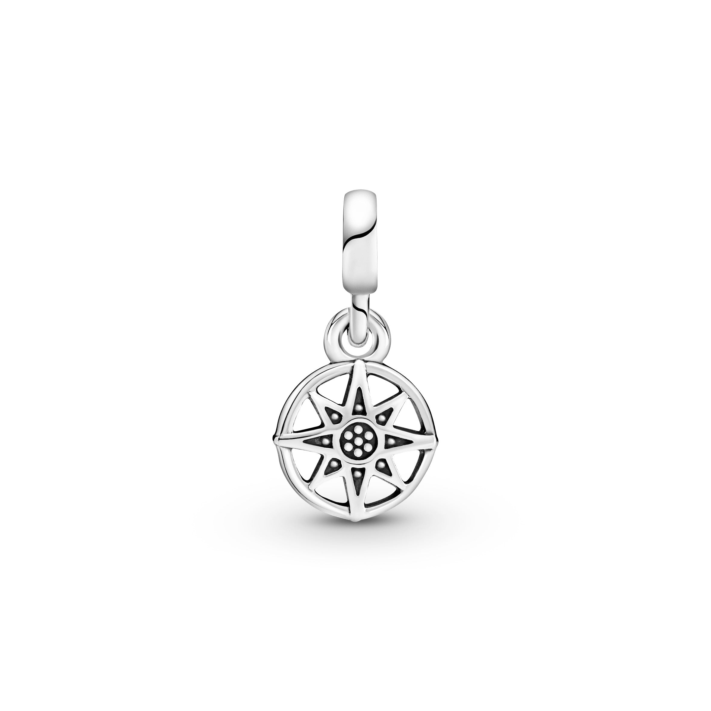 PANDORA My Compass Dangle Charm Crystals Pink Charms Bracelet Charm Jewelry Gift