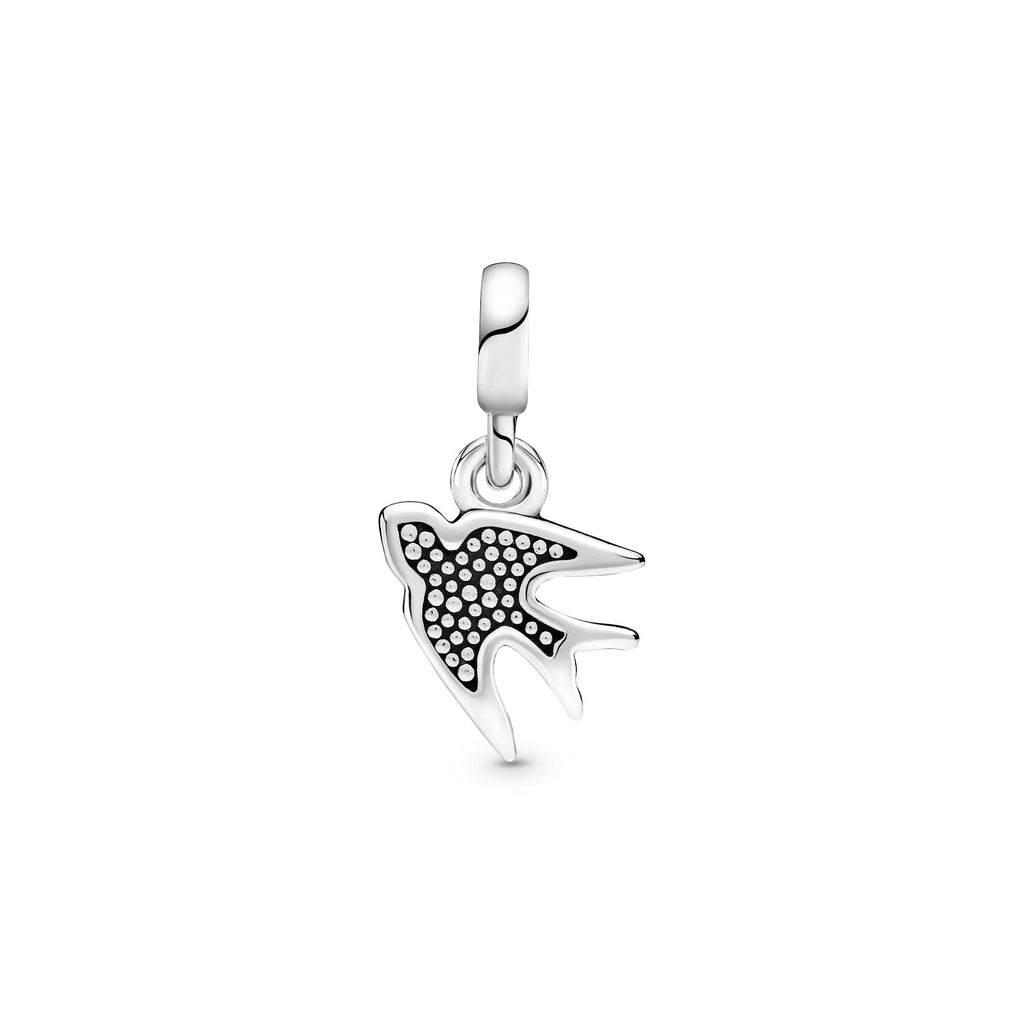 PANDORA My Swallow Dangle Charm Cubic Zirconia Charms Bracelet Charm Jewelry Gift