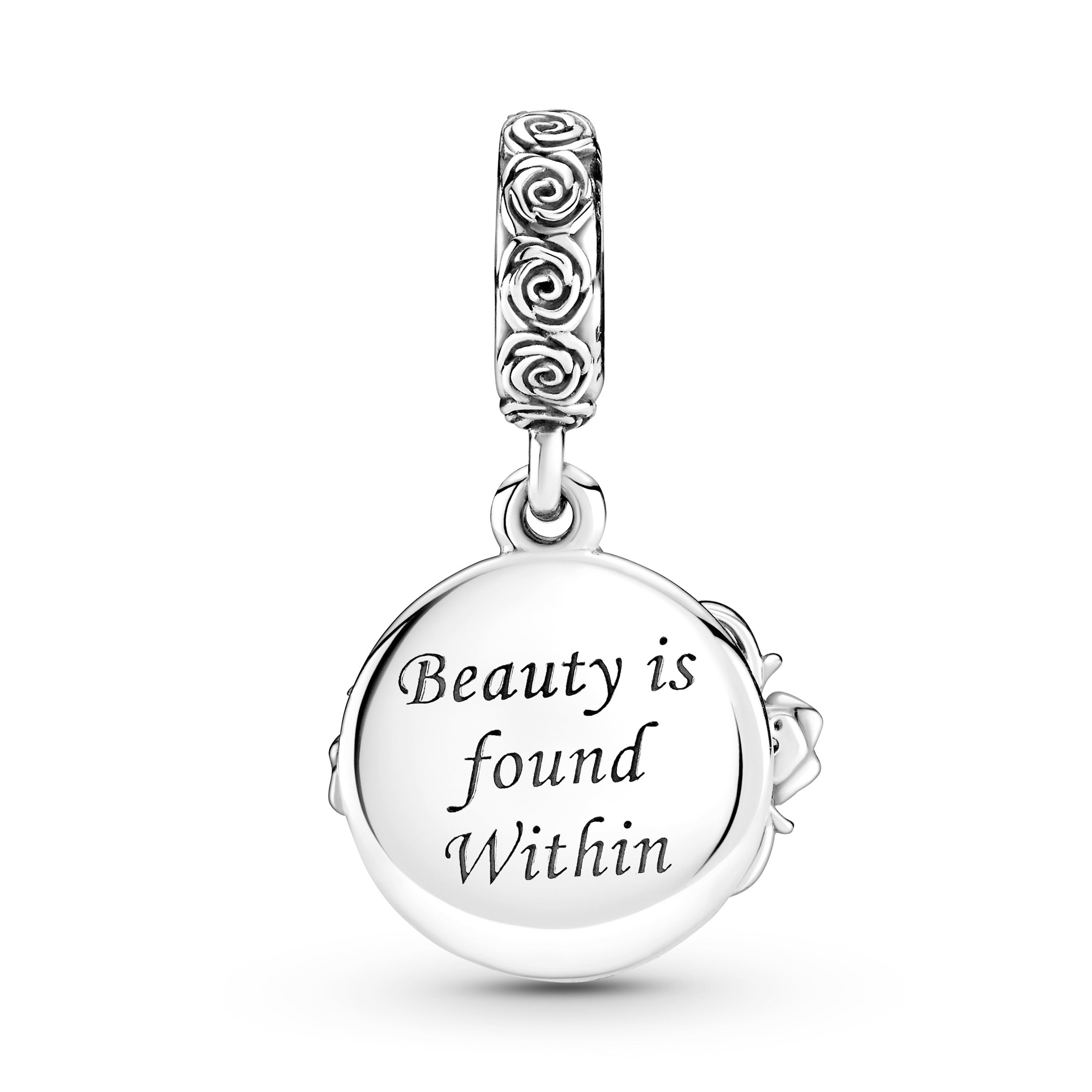 PANDORA Disney Beauty And The Beast Dancing Dangle Charm Crystals Charms Bracelet Charm Jewelry Gift