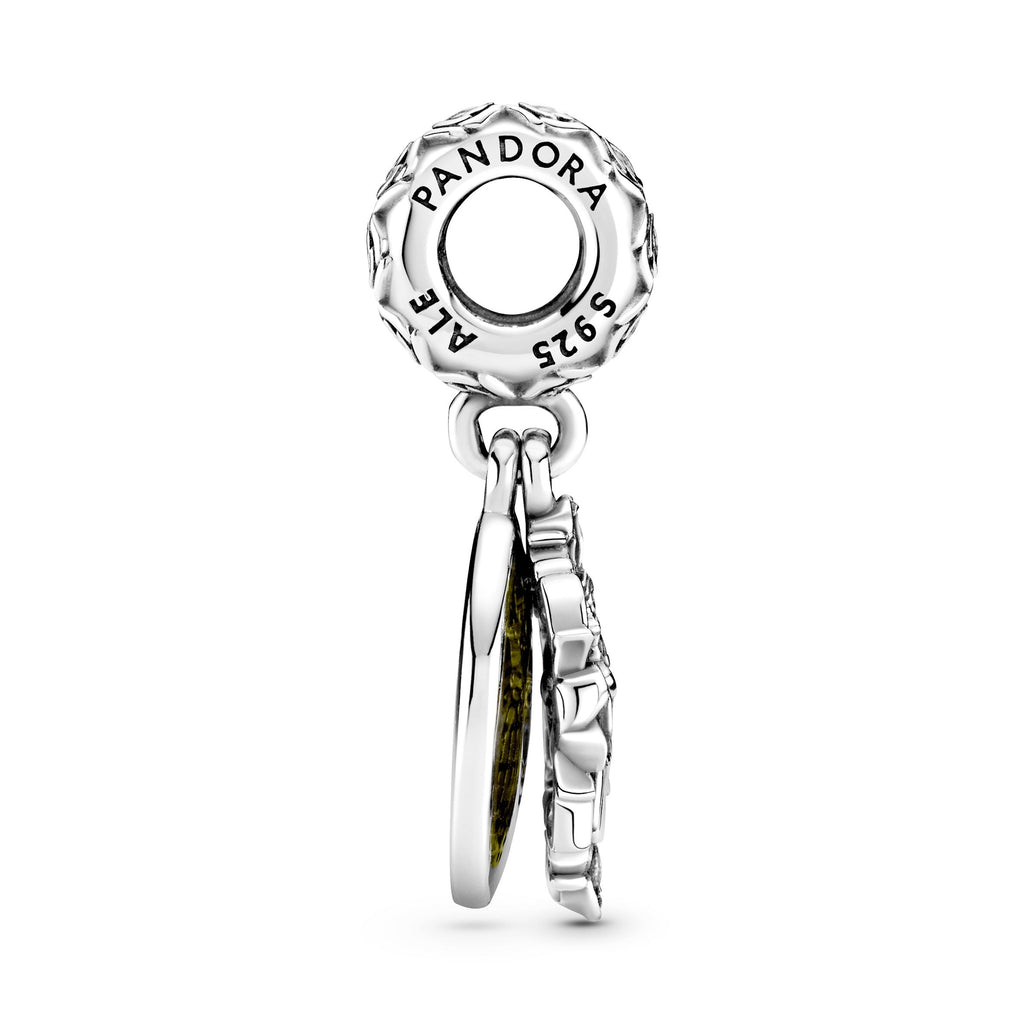 PANDORA Disney Beauty And The Beast Dancing Dangle Charm Crystals Charms Bracelet Charm Jewelry Gift