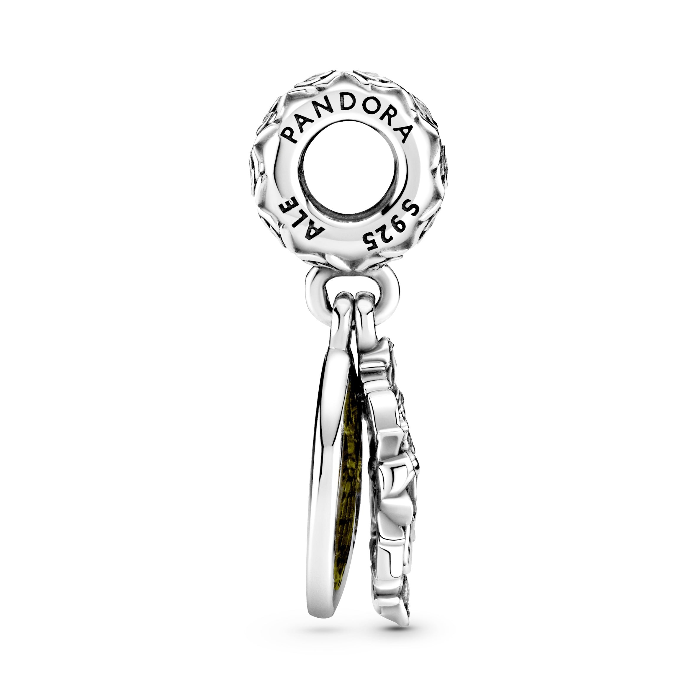 PANDORA Disney Beauty And The Beast Dancing Dangle Charm Crystals Charms Bracelet Charm Jewelry Gift