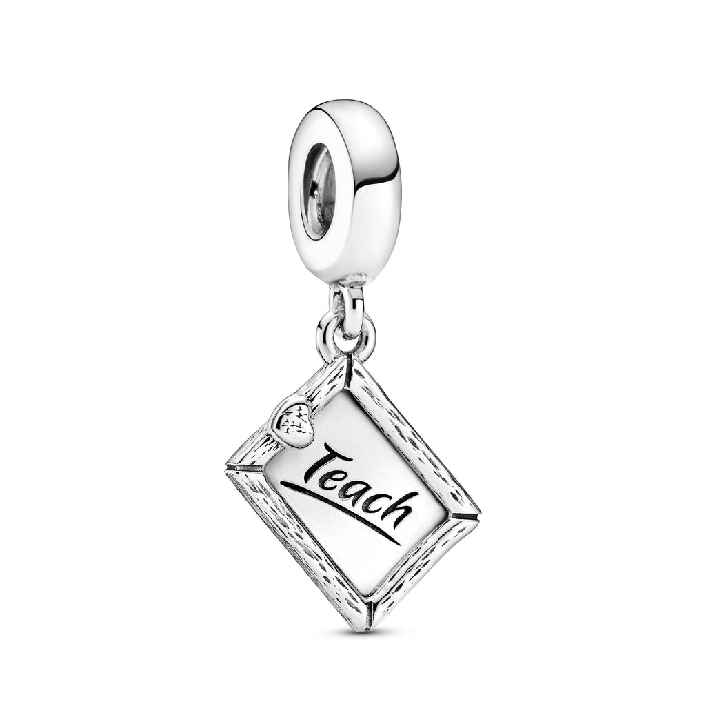PANDORA Chalkboard Dangle Charm Sterling Silver Charms Bracelet Charm Jewelry Gift