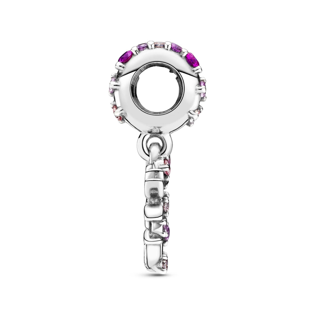 PANDORA Pink Heart Family Tree Dangle Charm Cubic Zirconia Charms Bracelet Charm Jewelry Gift