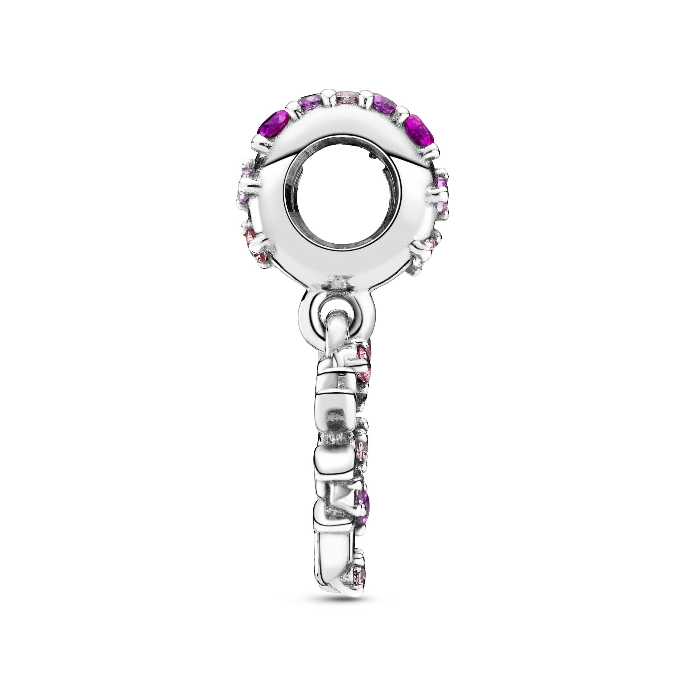 PANDORA Pink Heart Family Tree Dangle Charm Cubic Zirconia Charms Bracelet Charm Jewelry Gift