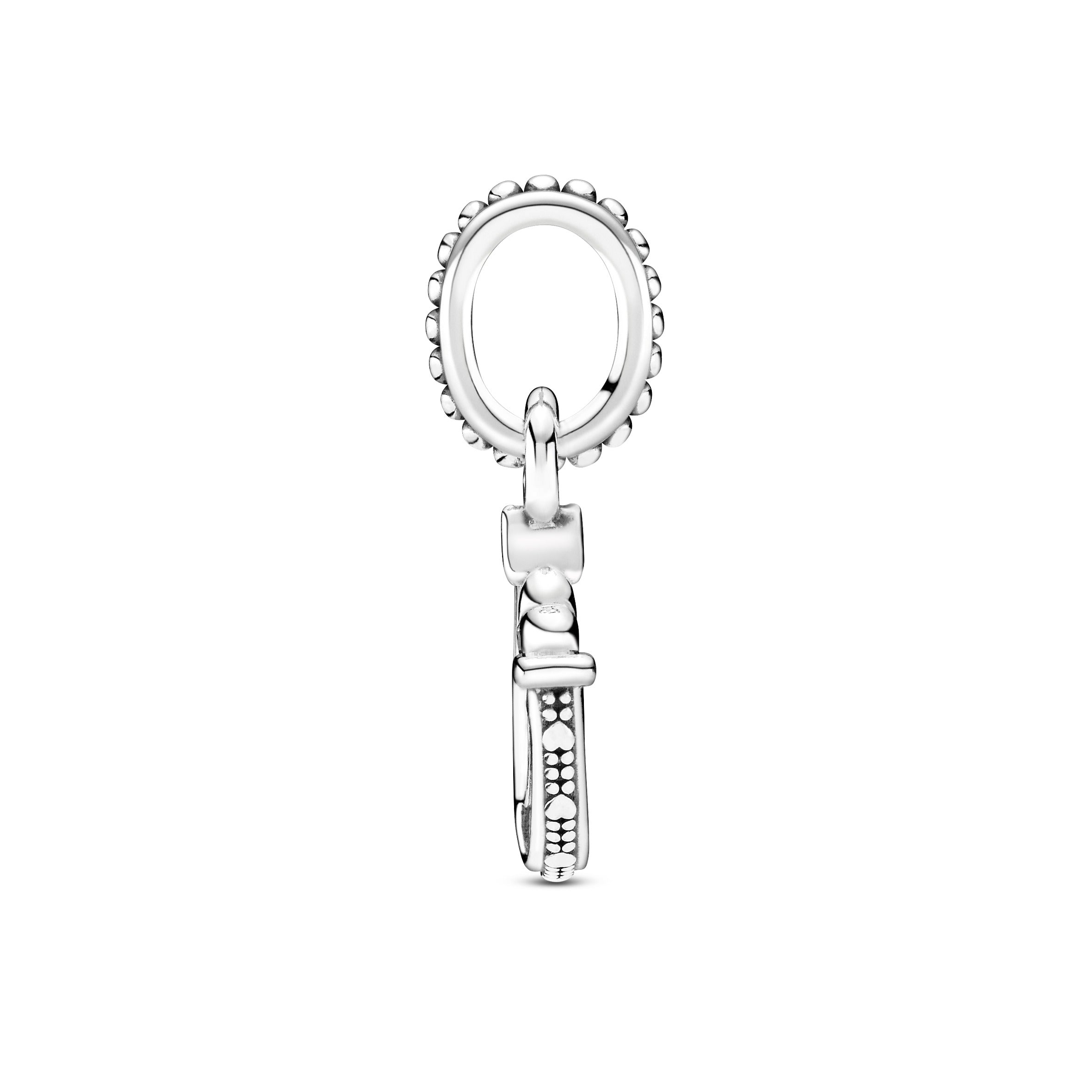 PANDORA Good Luck Horseshoe Dangle Charm Cubic Zirconia Silver Charms Bracelet Charm Jewelry Gift